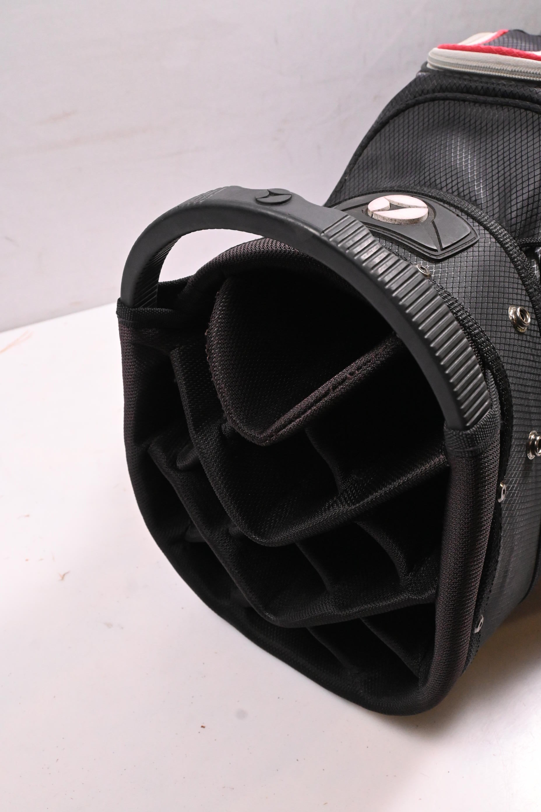 Motocaddy Lite Series Cart Bag / 14-Way Divider / Black, Grey