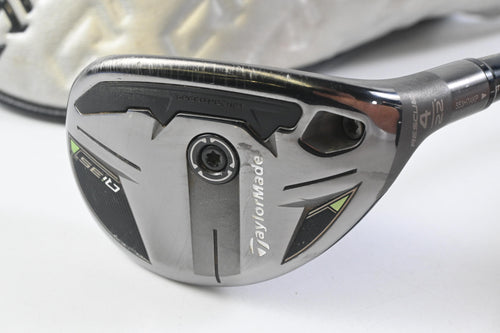 Taylormade Qi35 #4 Hybrid / 22 Degree / Stiff Flex Fujikura Ventus Blue 7 Shaft