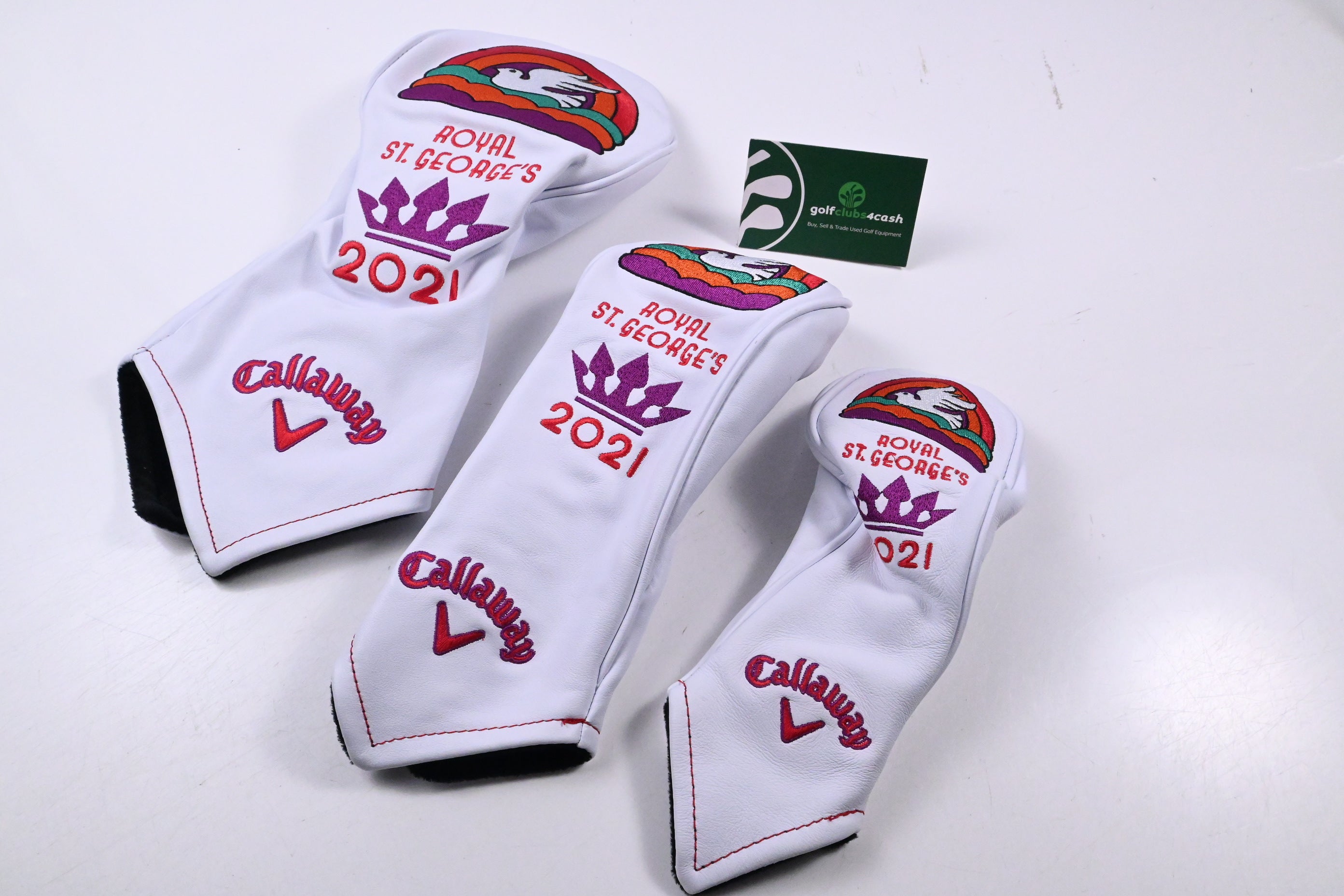 Callaway Royal St. George's Headcover Set / Driver, Fairway, Hybrid
