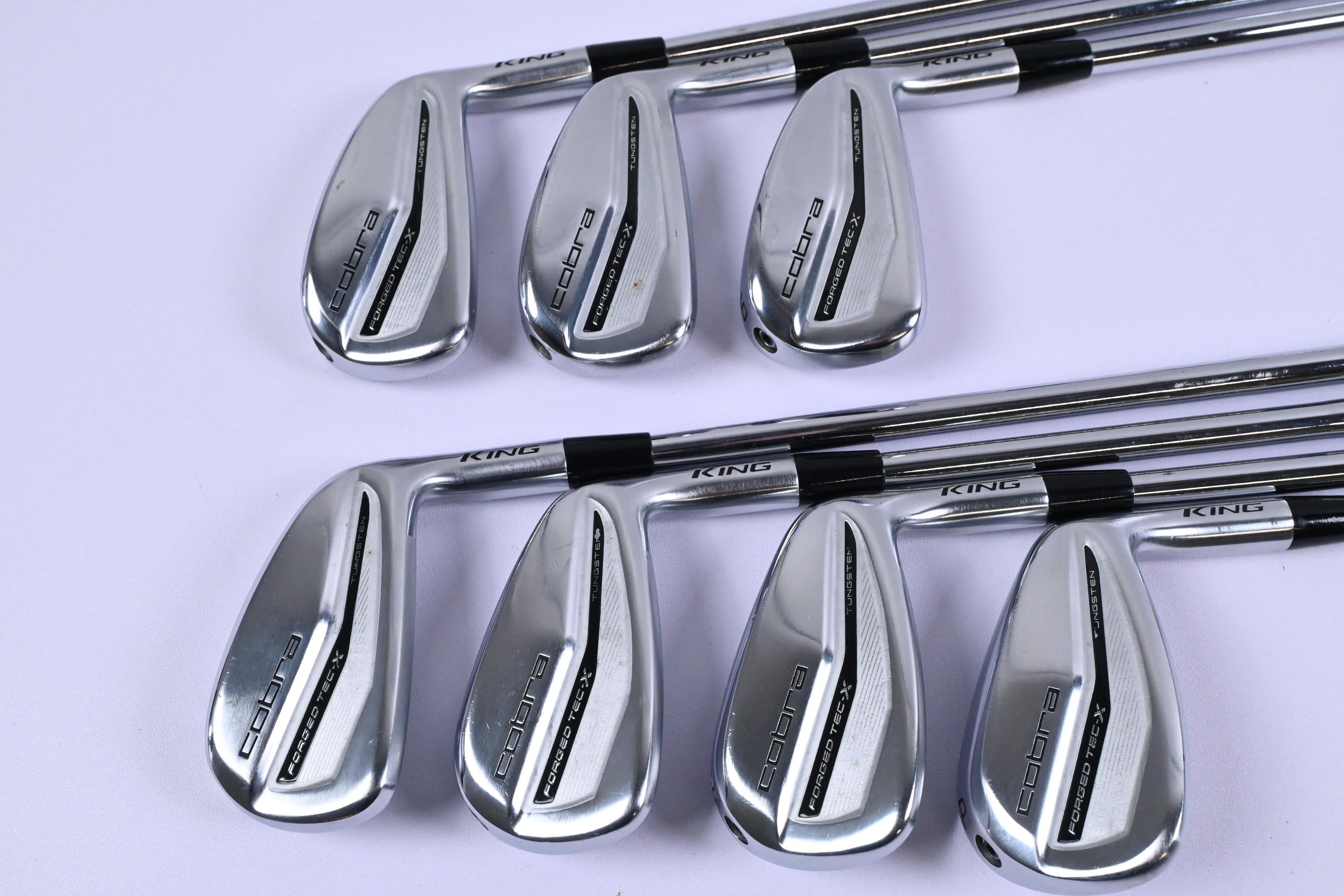 Cobra Forged Tec X 2022 Irons / 4-PW / Regular Flex KBS $-Taper 110 Shafts