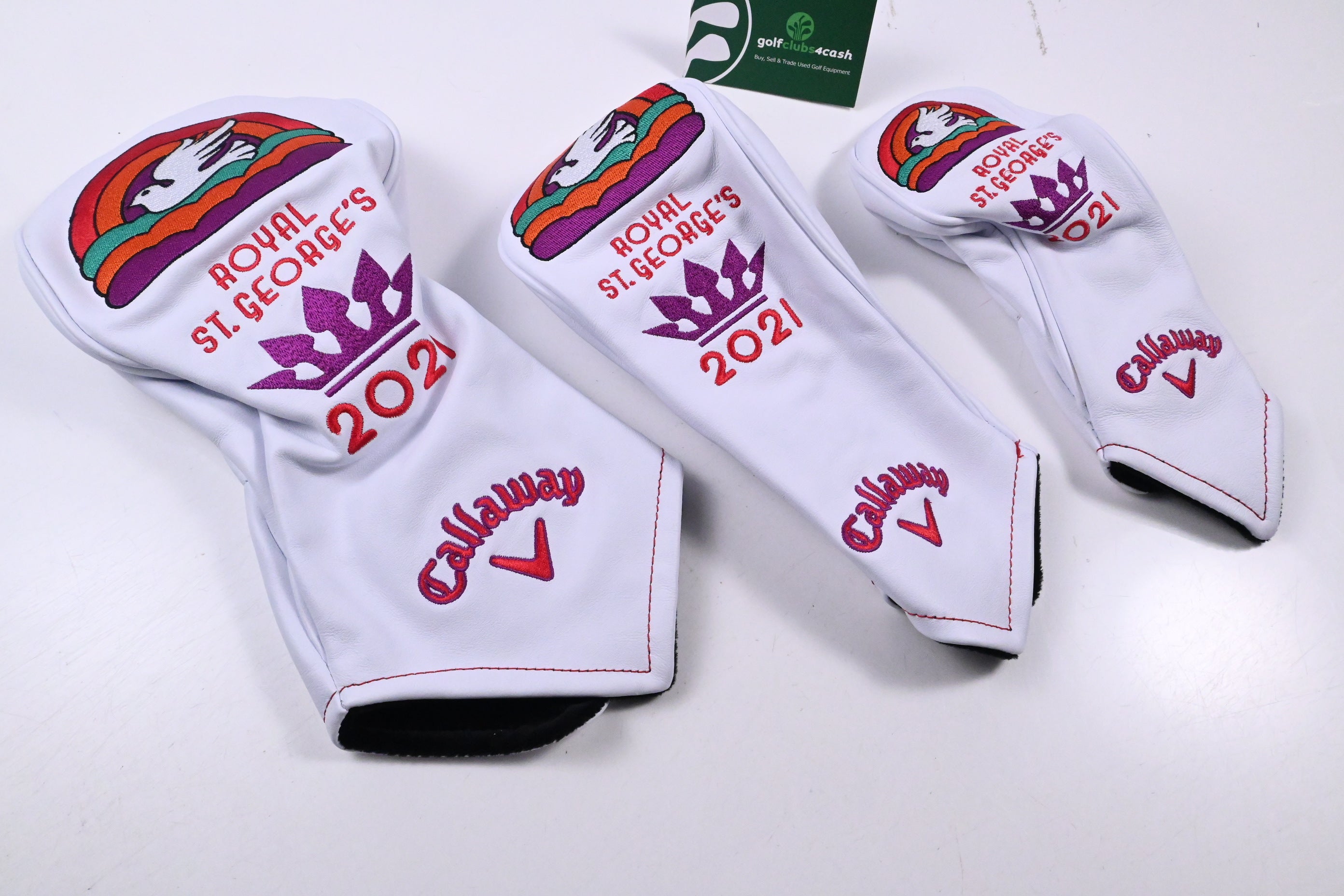 Callaway Royal St. George's Headcover Set / Driver, Fairway, Hybrid