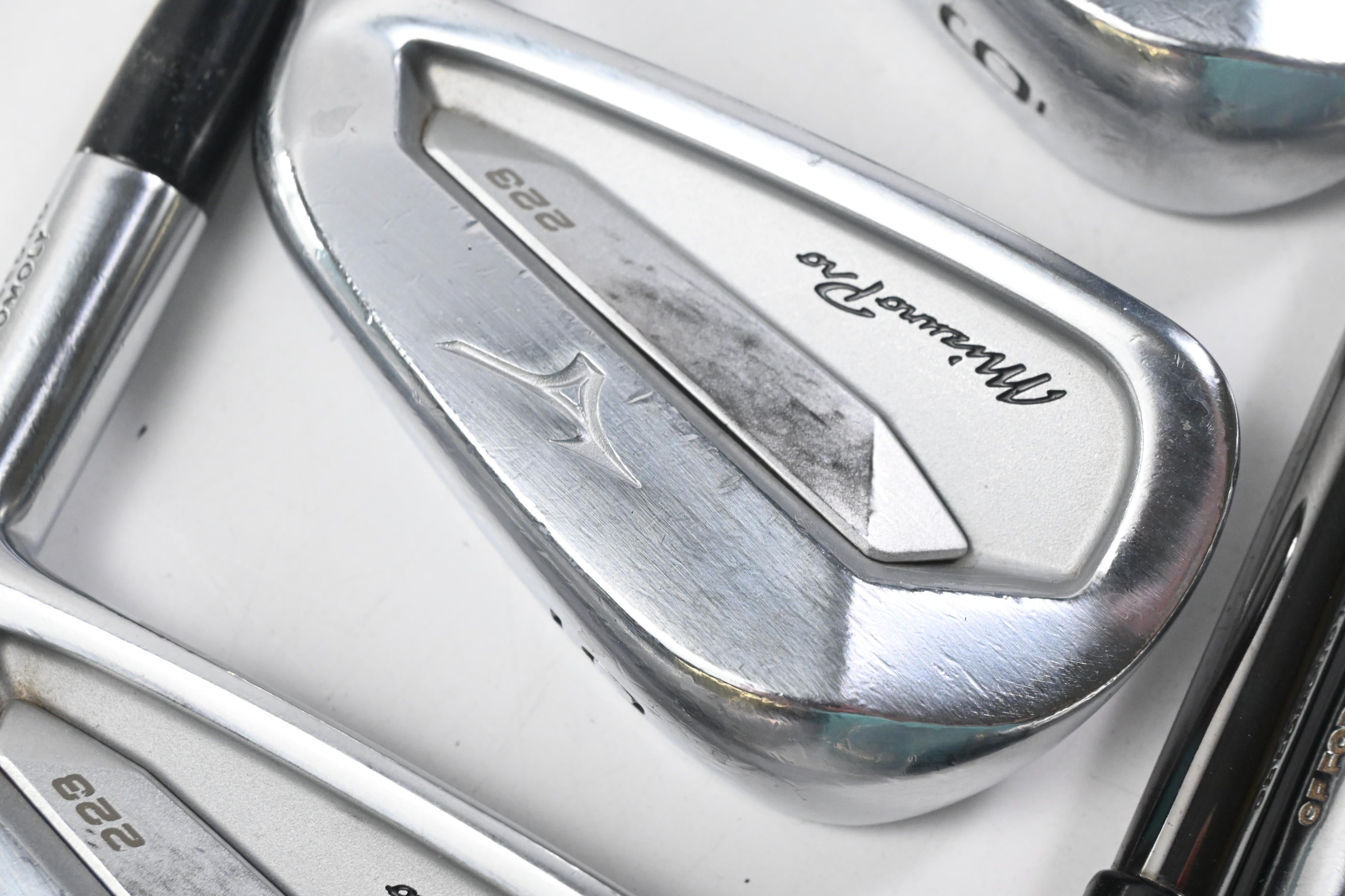 Mizuno Pro 223 Irons / 4-PW / Stiff Flex KBS S-Taper 130 Shafts