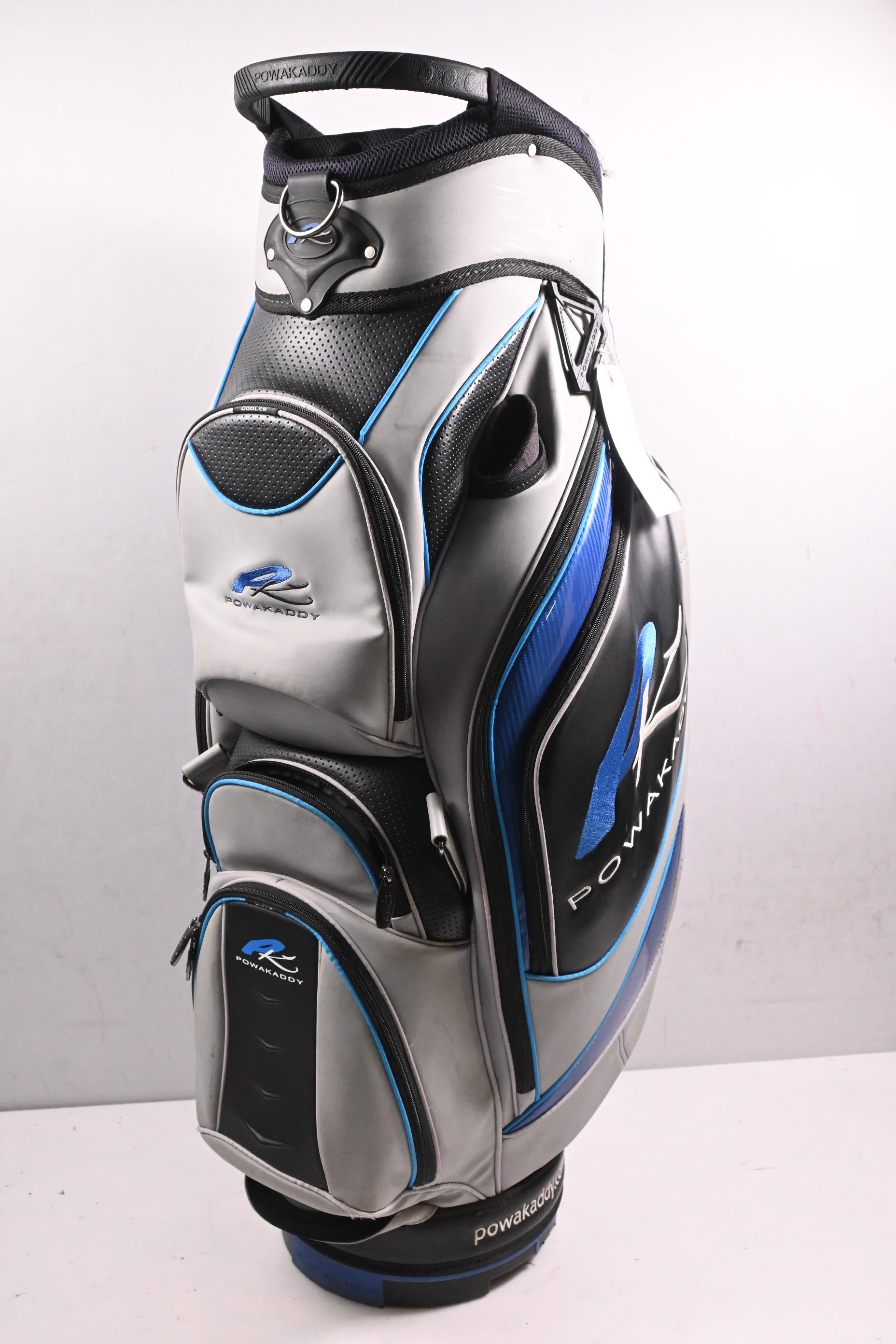 Powakaddy Cart Bag / 14-Way Divider / Grey, Black