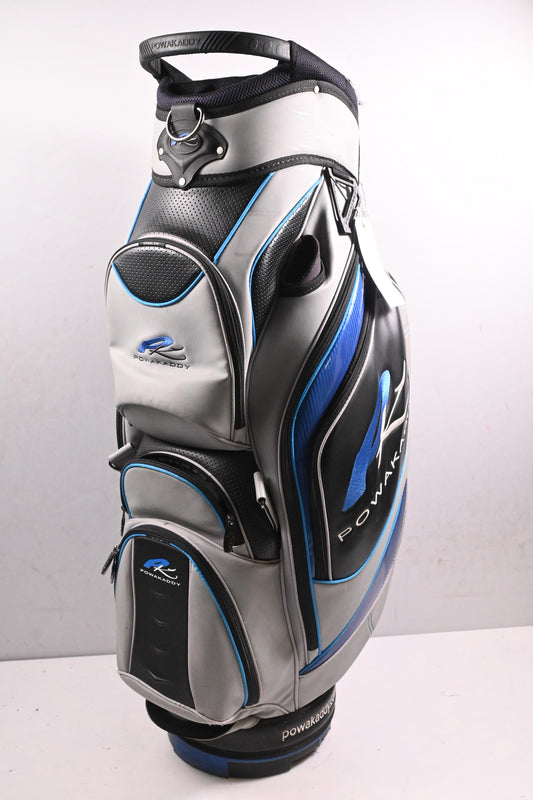 Powakaddy Cart Bag / 14-Way Divider / Grey, Black