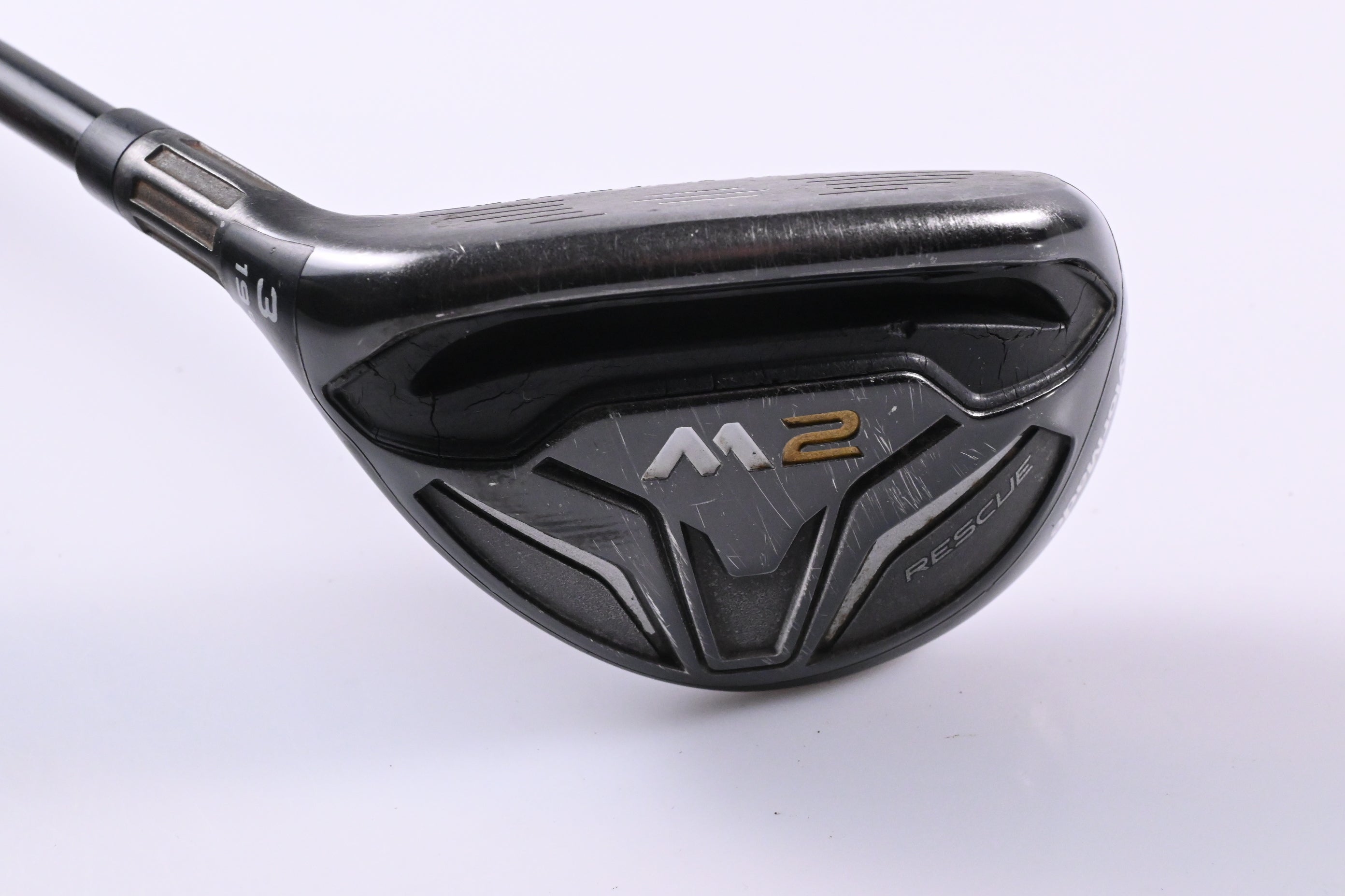 Left Hand Taylormade M2 2016 #3 Hybrid / 19 Degree / Regular Flex REAX 65 Shaft