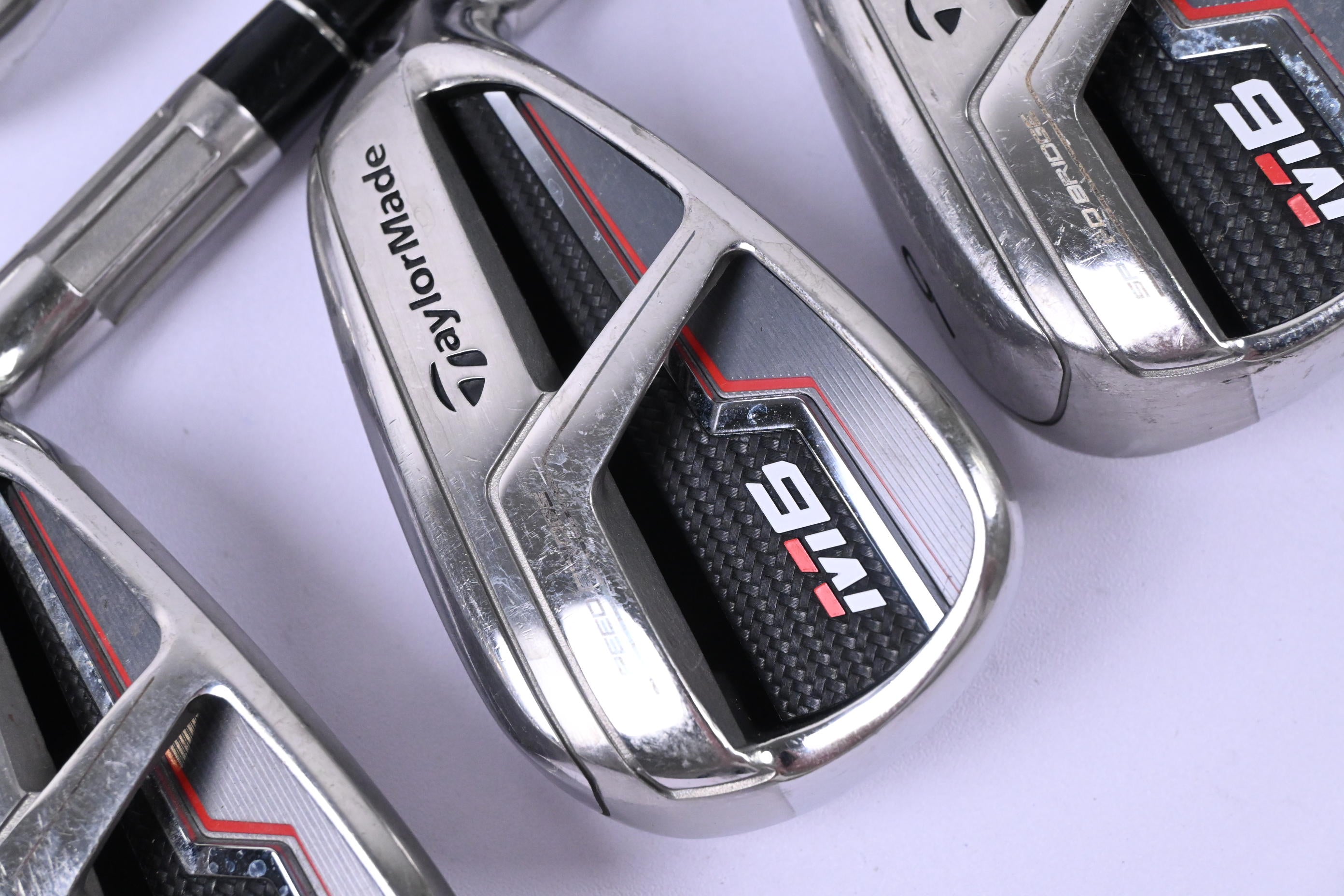 Taylormade M6 Irons / 4-PW / Regular Flex Fujikura Atmos Orange 6 Shafts