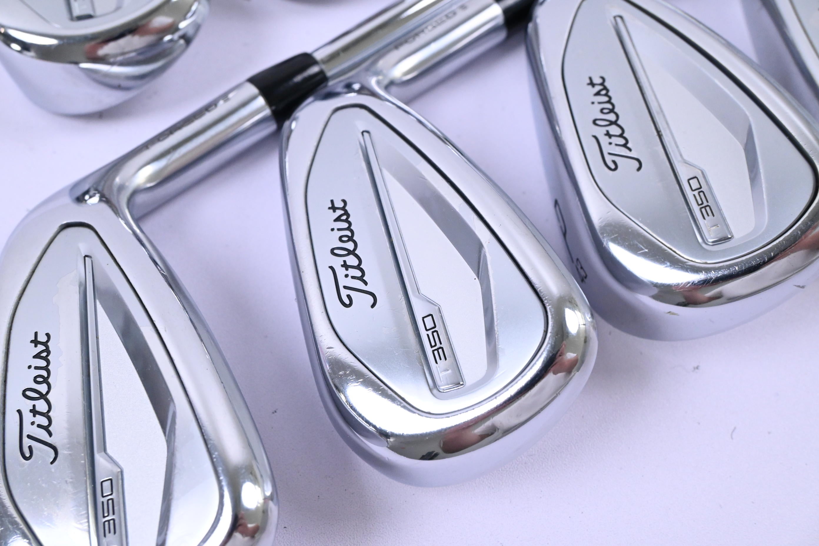 Titleist T350 Irons / 5-PW+GW / Regular Flex KBS Tour Shafts