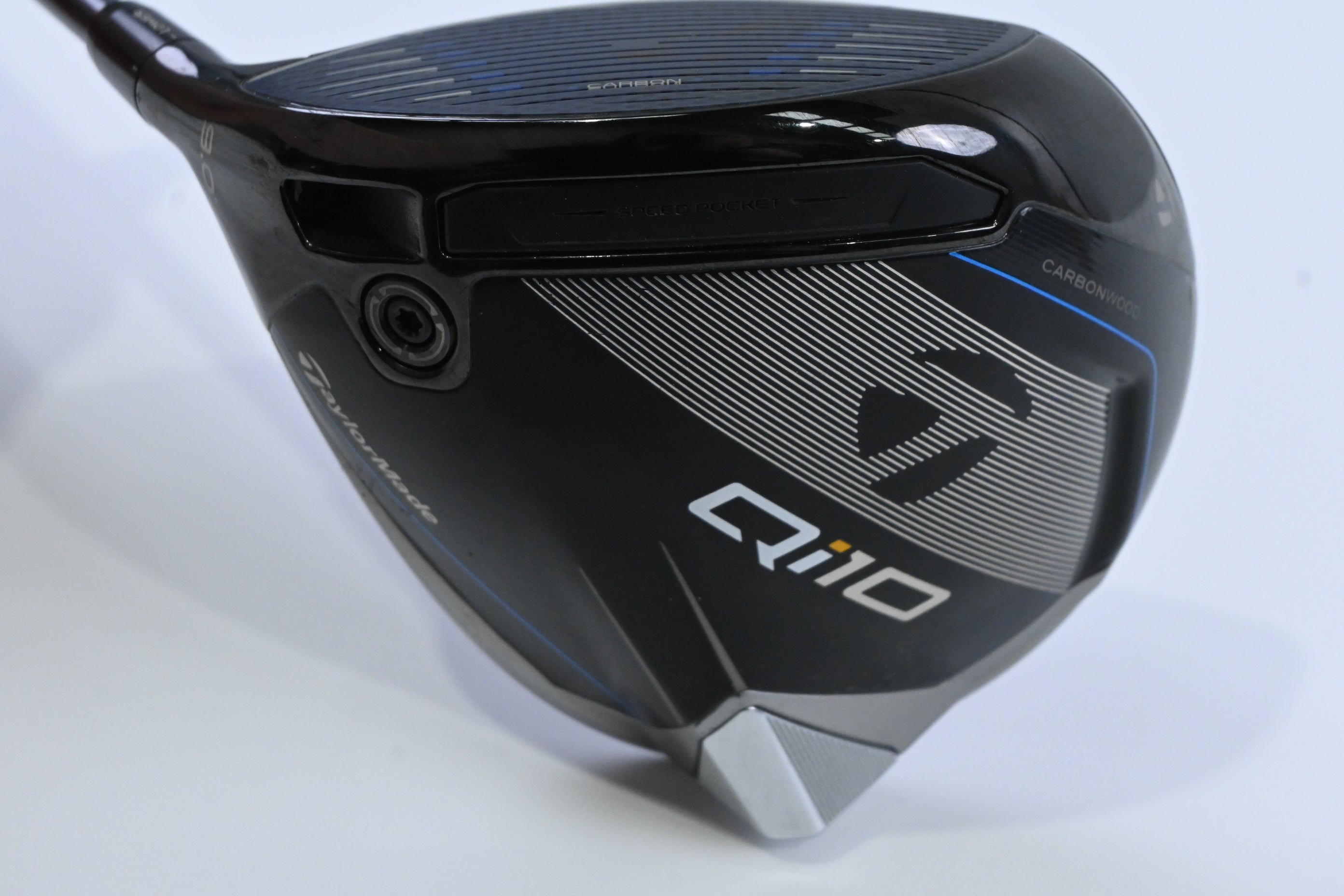 Left Hand Taylormade Qi10 Driver / 9 Degree / Stiff Flex Speeder 661 Evolution