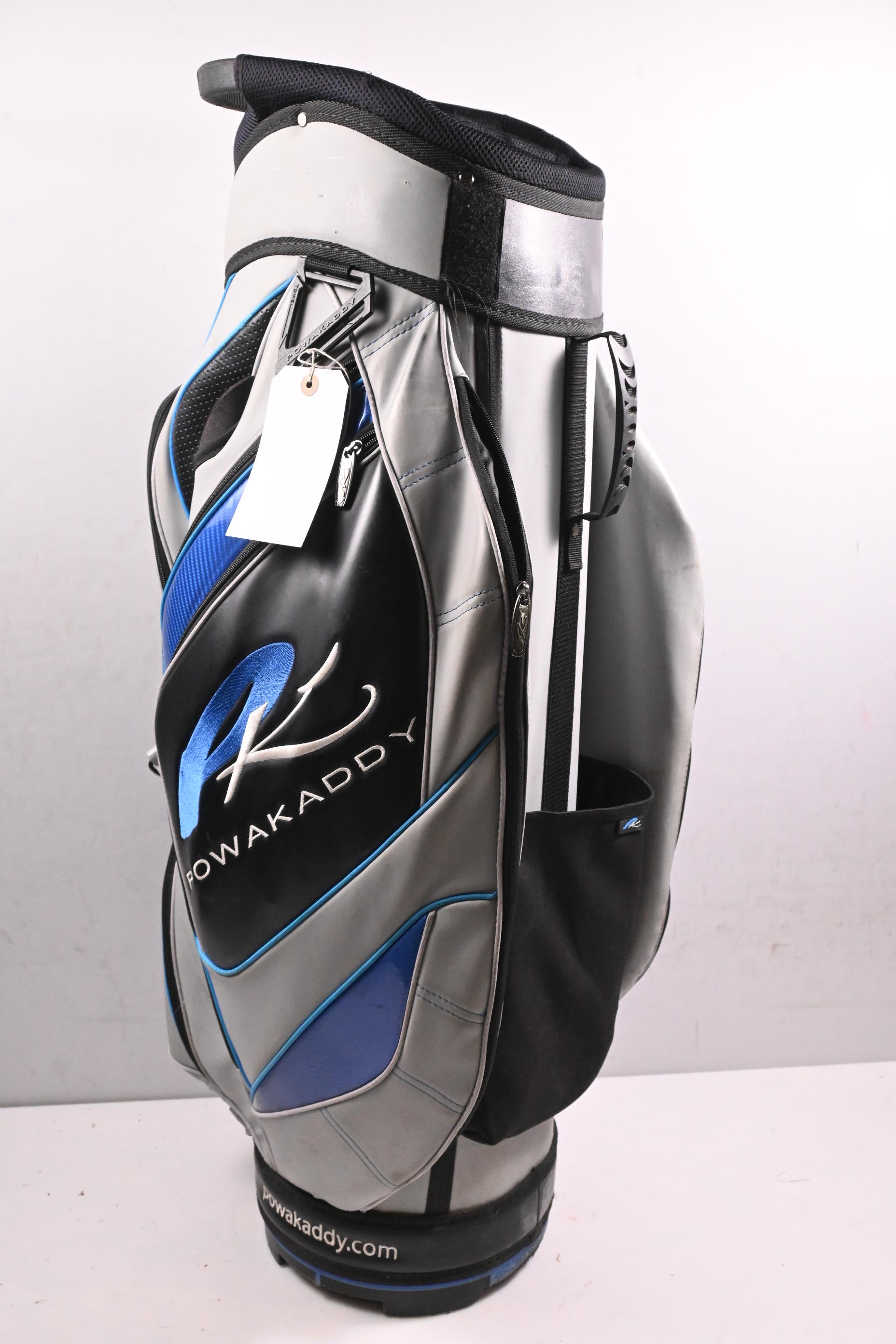 Powakaddy Cart Bag / 14-Way Divider / Grey, Black