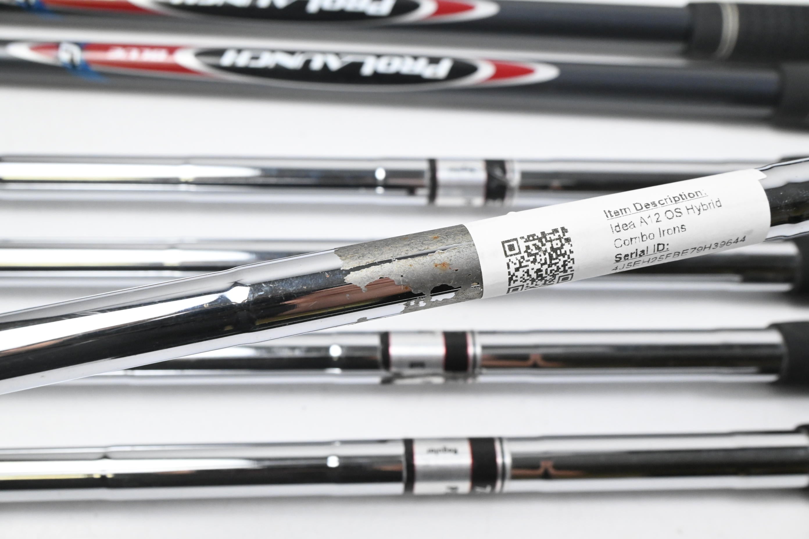Adams Idea A12 OS Hybrid Combo Irons / 5-6H+7-PW+SW / Regular Flex Shafts