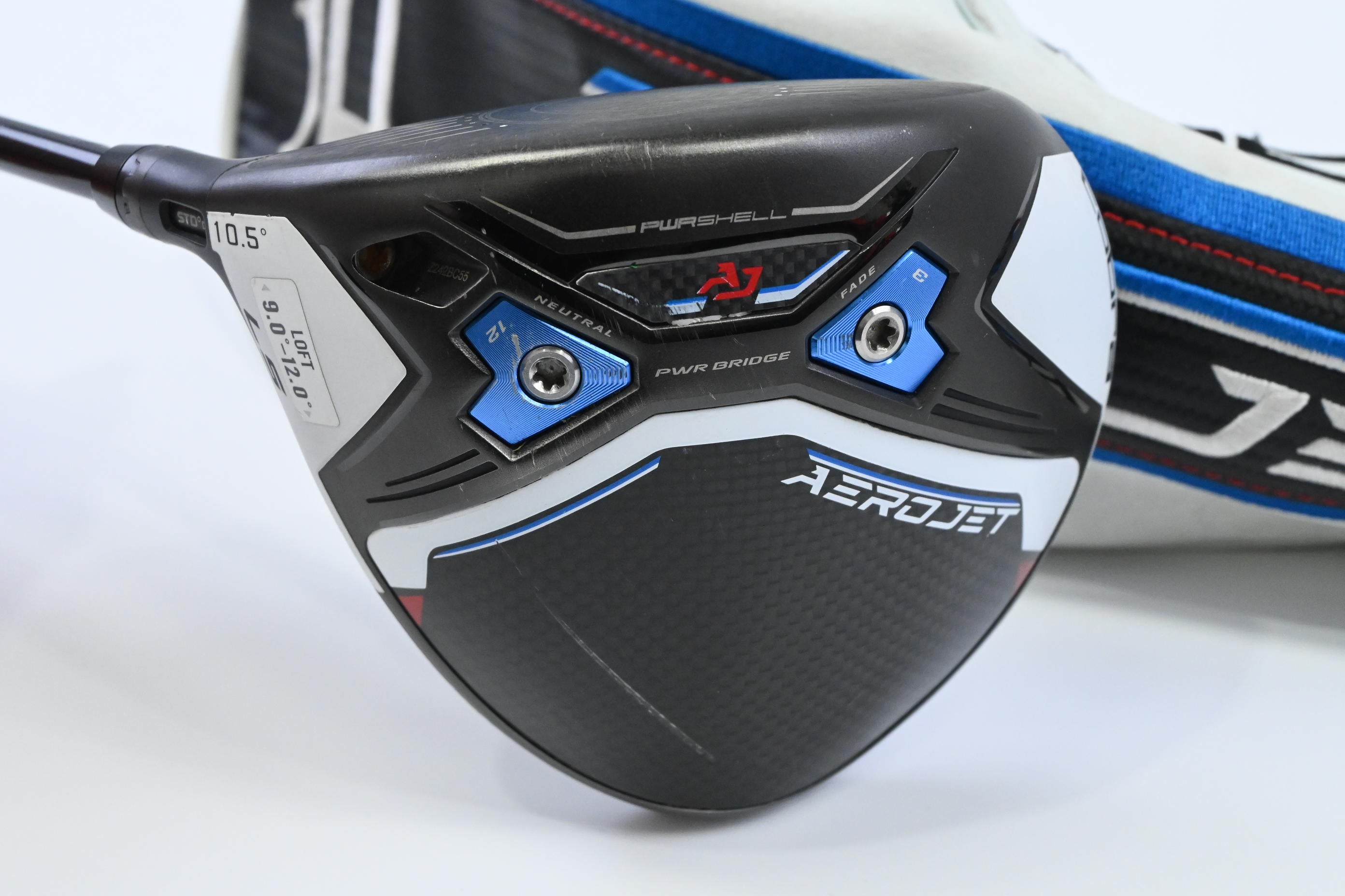 Left Hand Cobra Aerojet LS Driver / 10.5 Degree / Stiff Flex Kai'li White 60