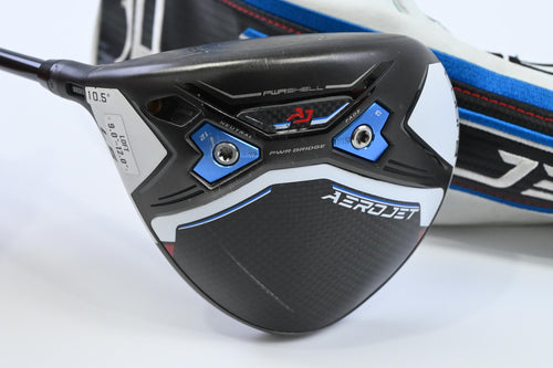 Left Hand Cobra Aerojet LS Driver / 10.5 Degree / Stiff Flex Kai'li White 60