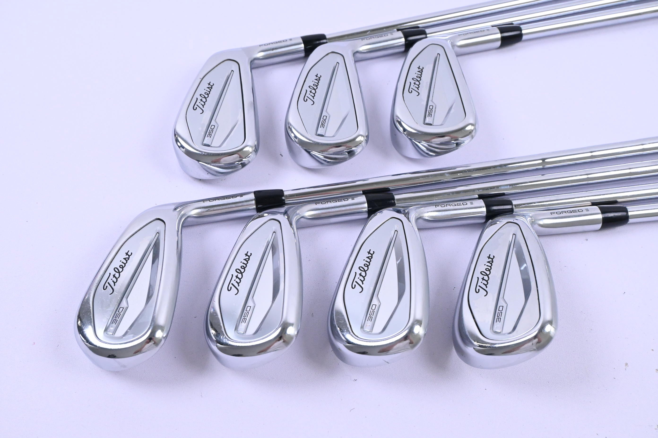 Titleist T350 Irons / 5-PW+GW / Regular Flex KBS Tour Shafts