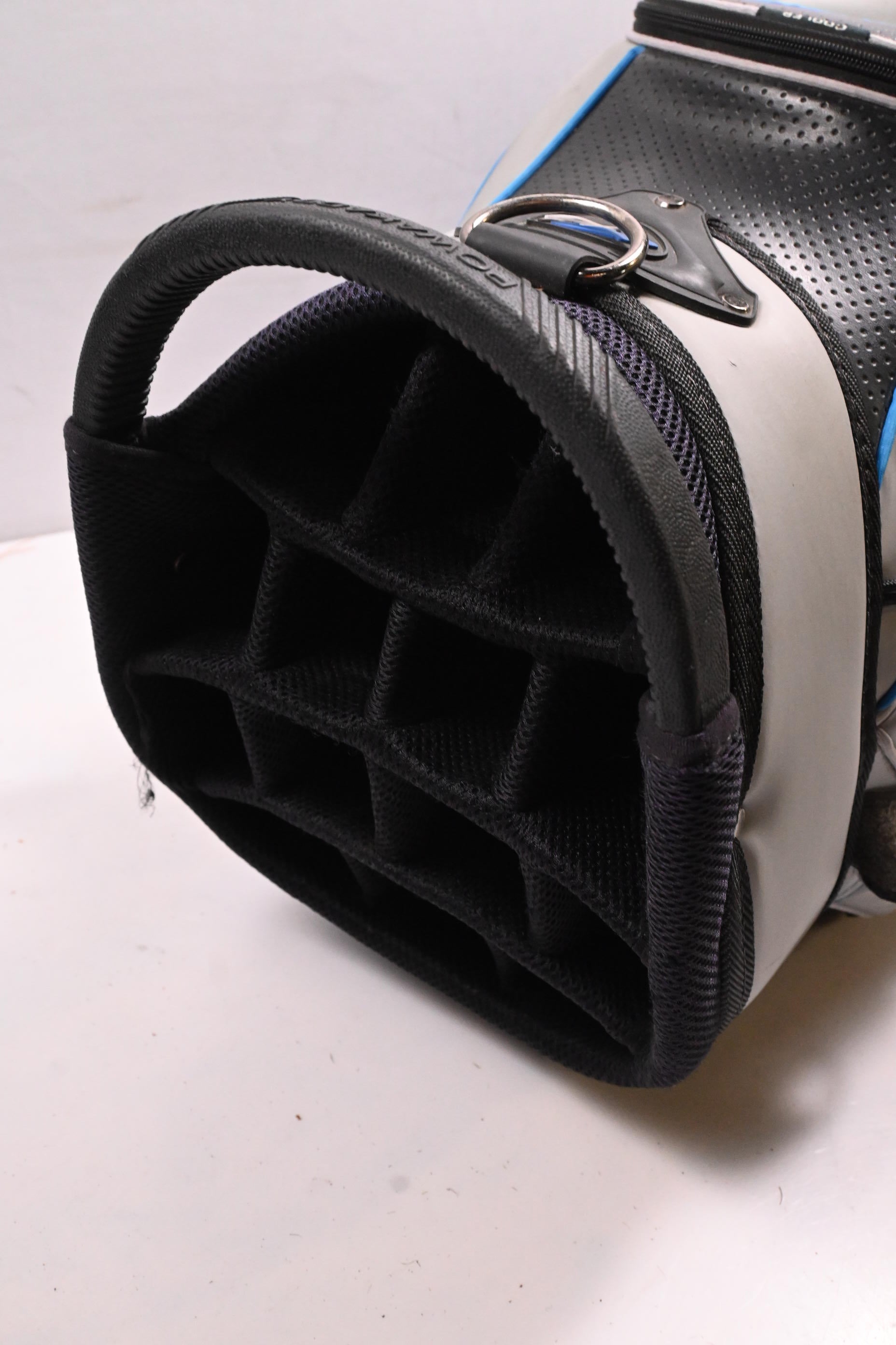 Powakaddy Cart Bag / 14-Way Divider / Grey, Black