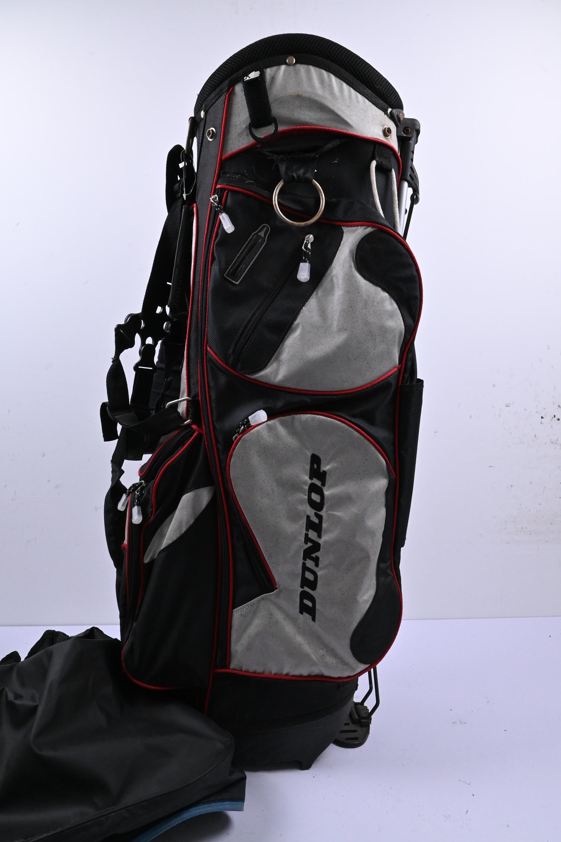 Dunlop Stand Bag / 7-Way Divider / Black, Grey & Red