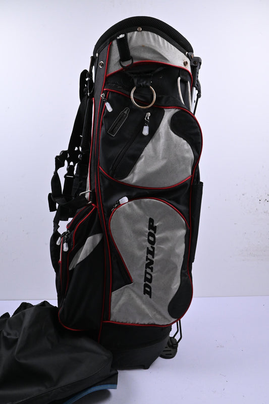 Dunlop Stand Bag / 7-Way Divider / Black, Grey & Red