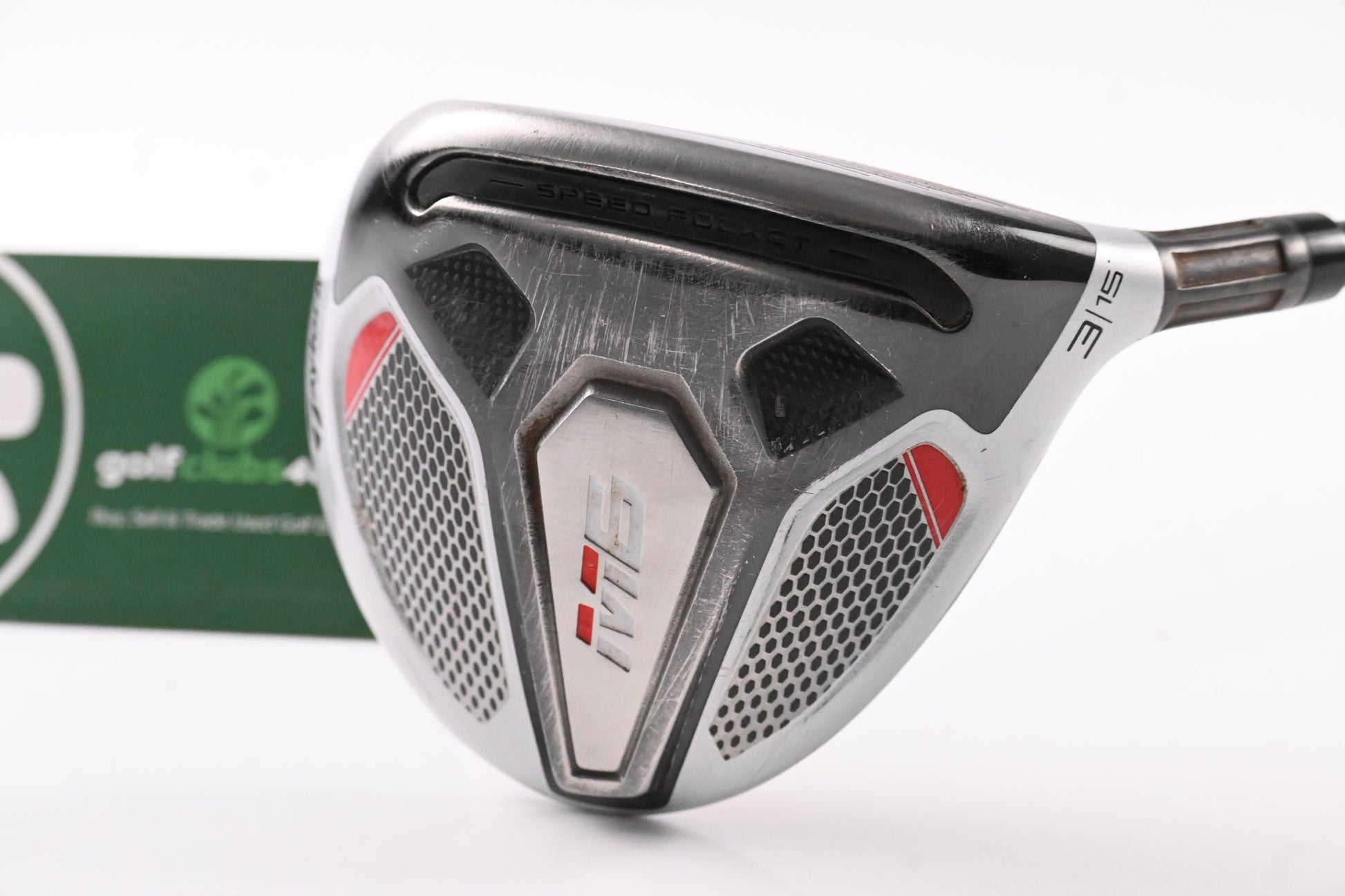 Taylormade M6 #3 Wood / 15 Degree / Regular Flex Fujikura Atmos Orange 5 Shaft