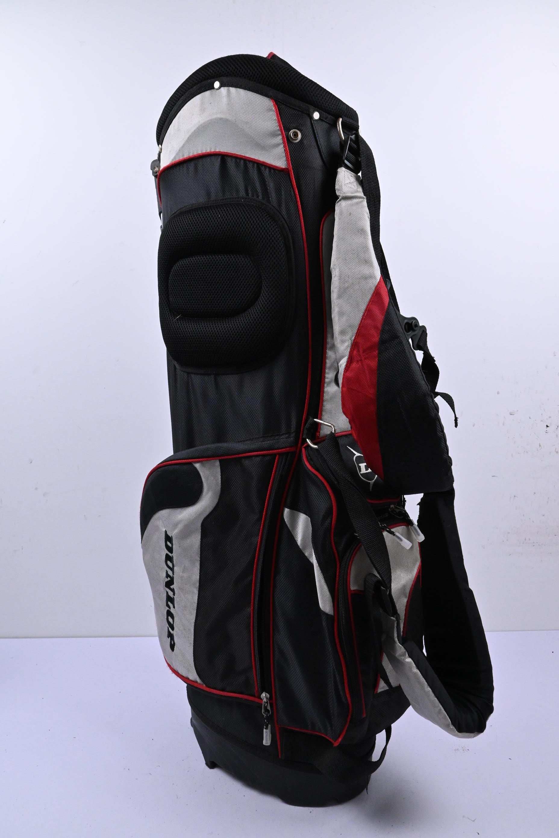 Dunlop Stand Bag / 7-Way Divider / Black, Grey & Red