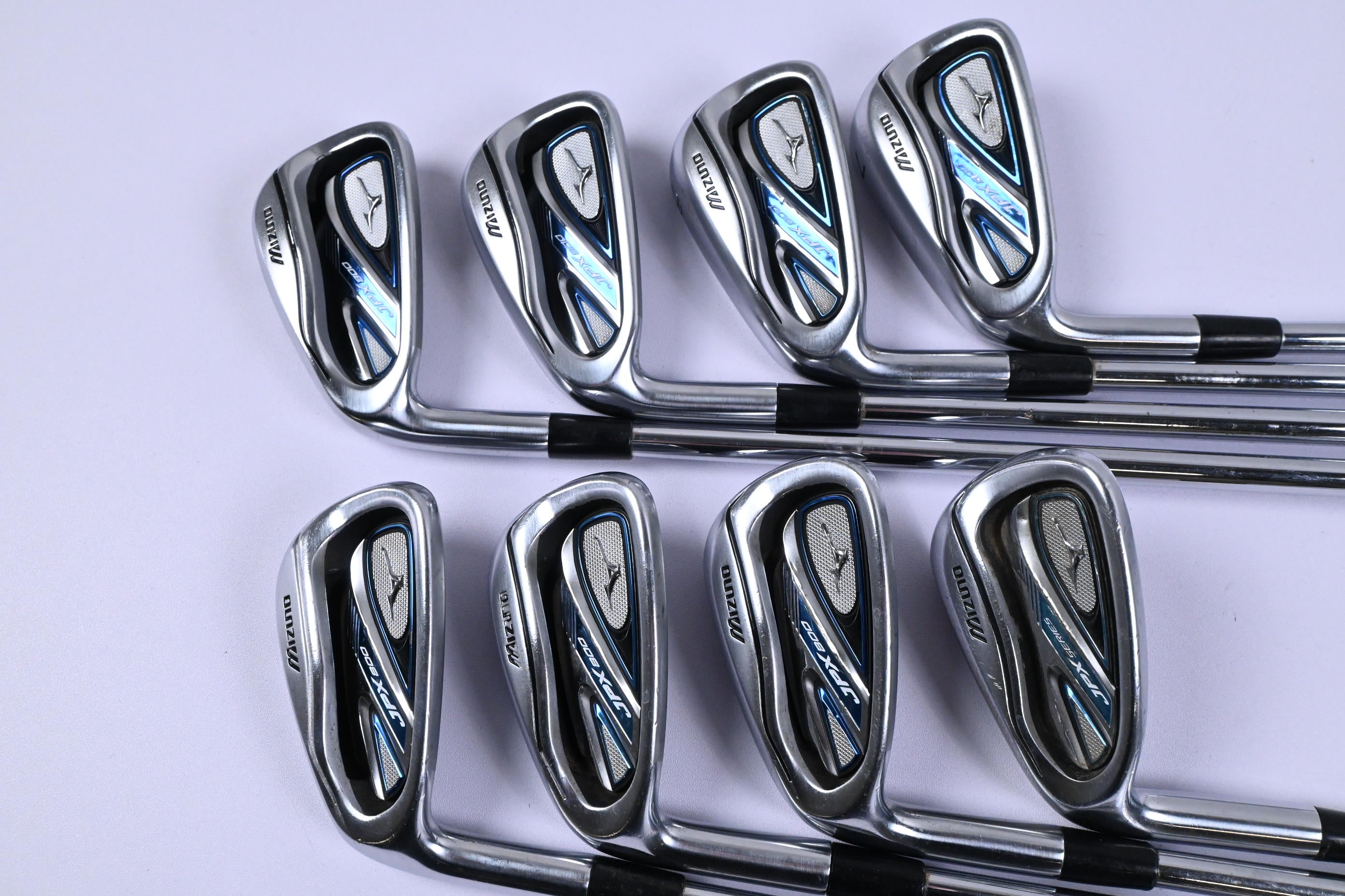 Left Hand Mizuno JPX 800 Irons / 4-PW+SW / Regular Flex Dynalite Gold XP Shafts
