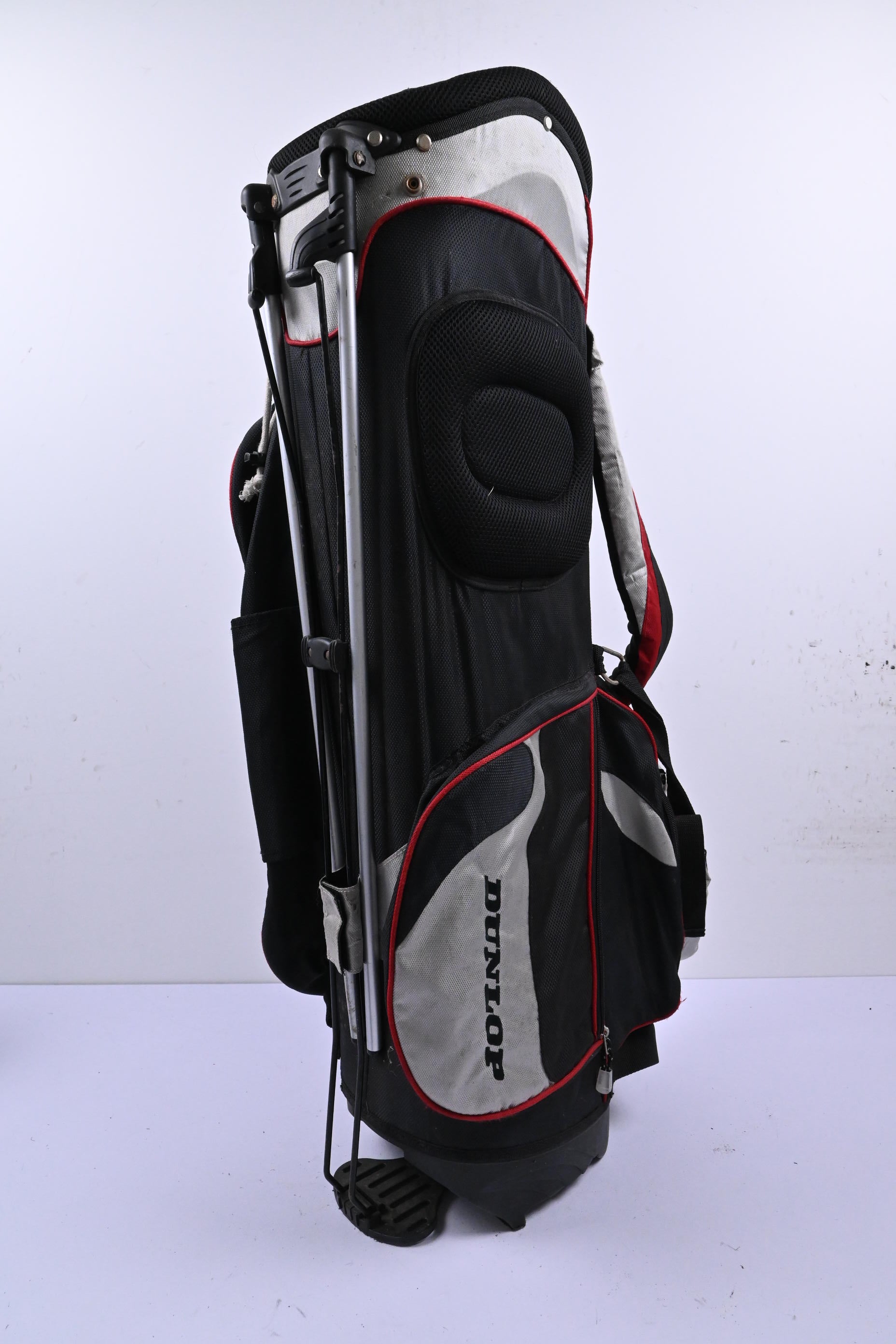 Dunlop Stand Bag / 7-Way Divider / Black, Grey & Red