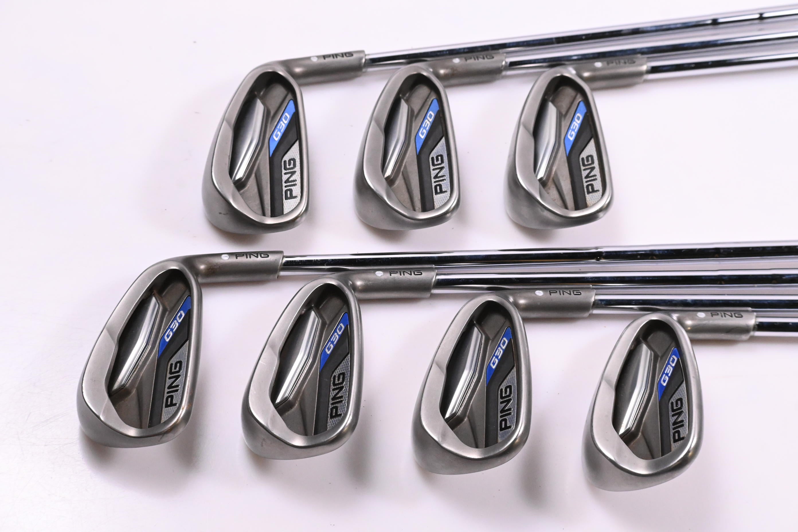 Ping G30 Irons / 4-PW / Stiff Flex Ping CFS Shafts