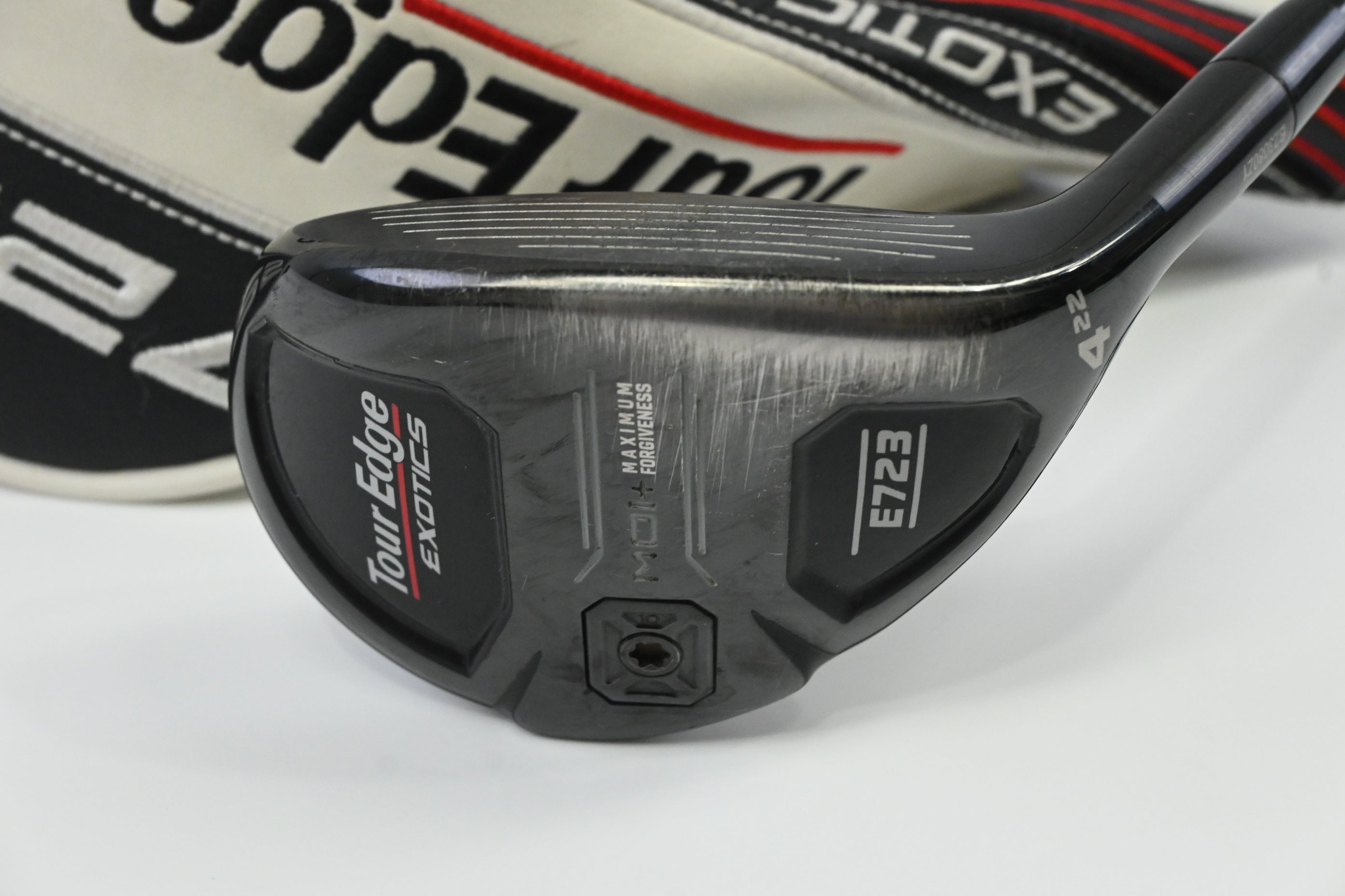 Tour Edge E523 #4 Hybrid / 22 Degree / Regular Flex Tensei AV Blue 65 Shaft