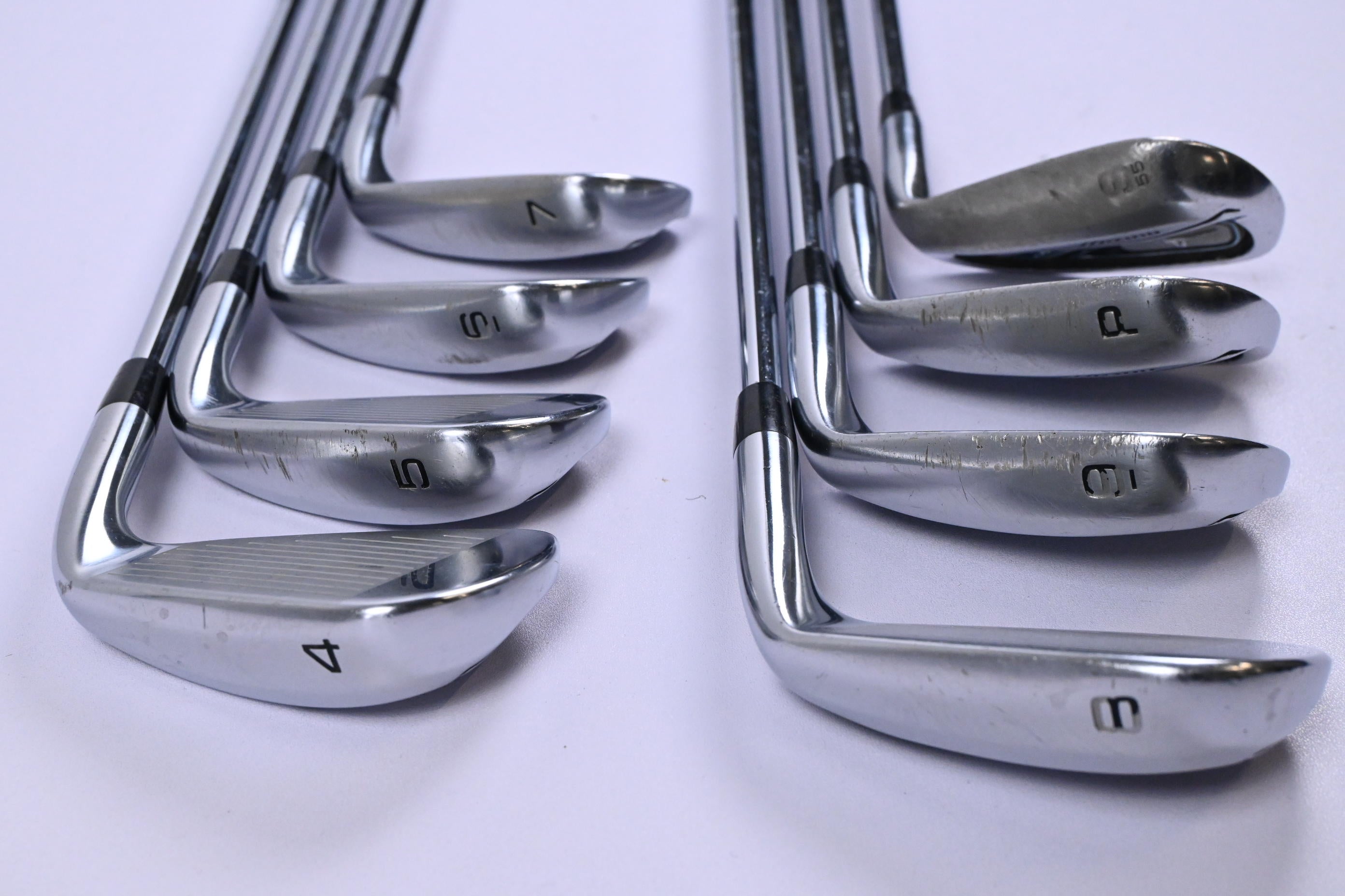 Left Hand Mizuno JPX 800 Irons / 4-PW+SW / Regular Flex Dynalite Gold XP Shafts