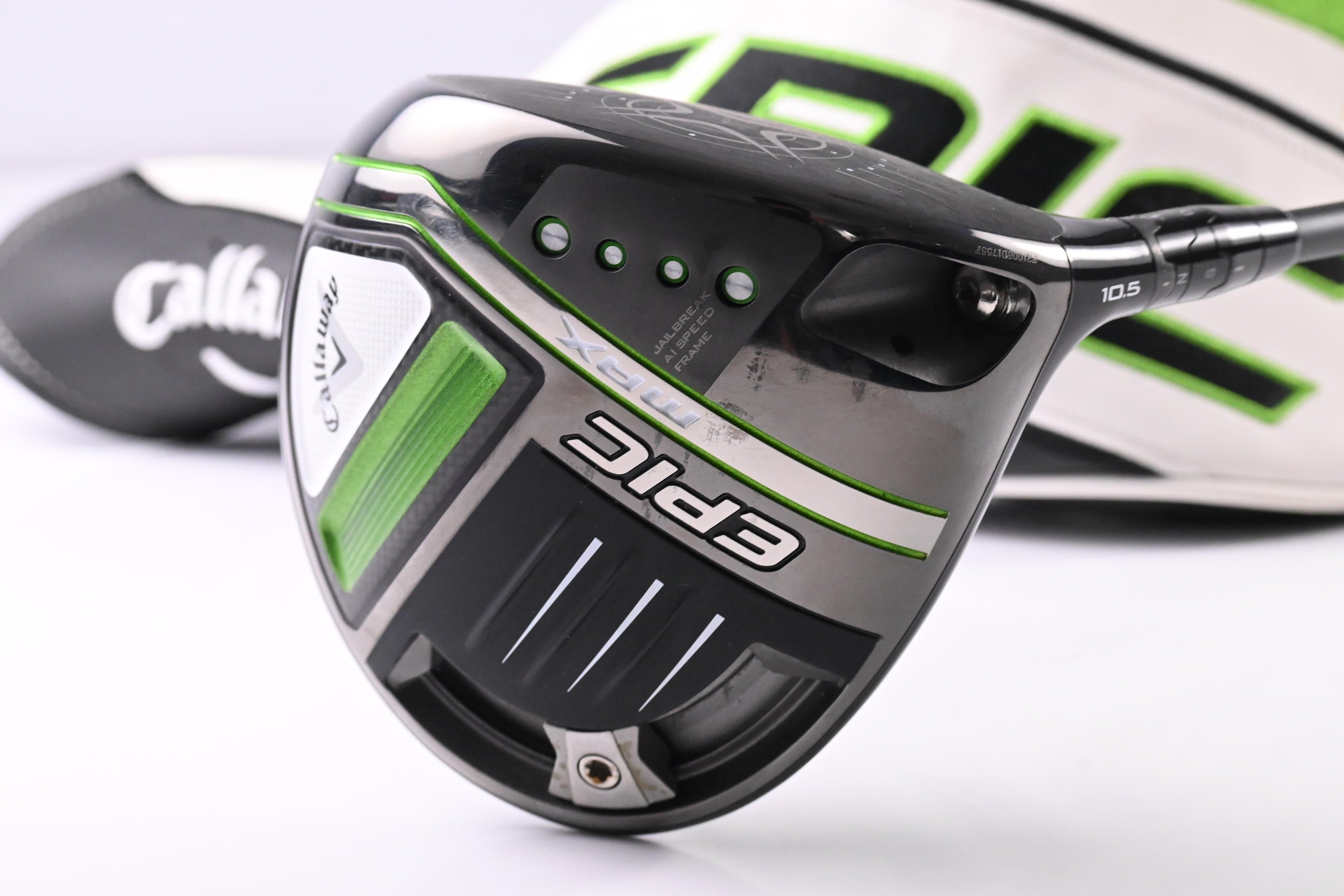Callaway Epic Max Driver / 10.5 Degree / Regular Flex HZRDUS Smoke iM10 Green 50