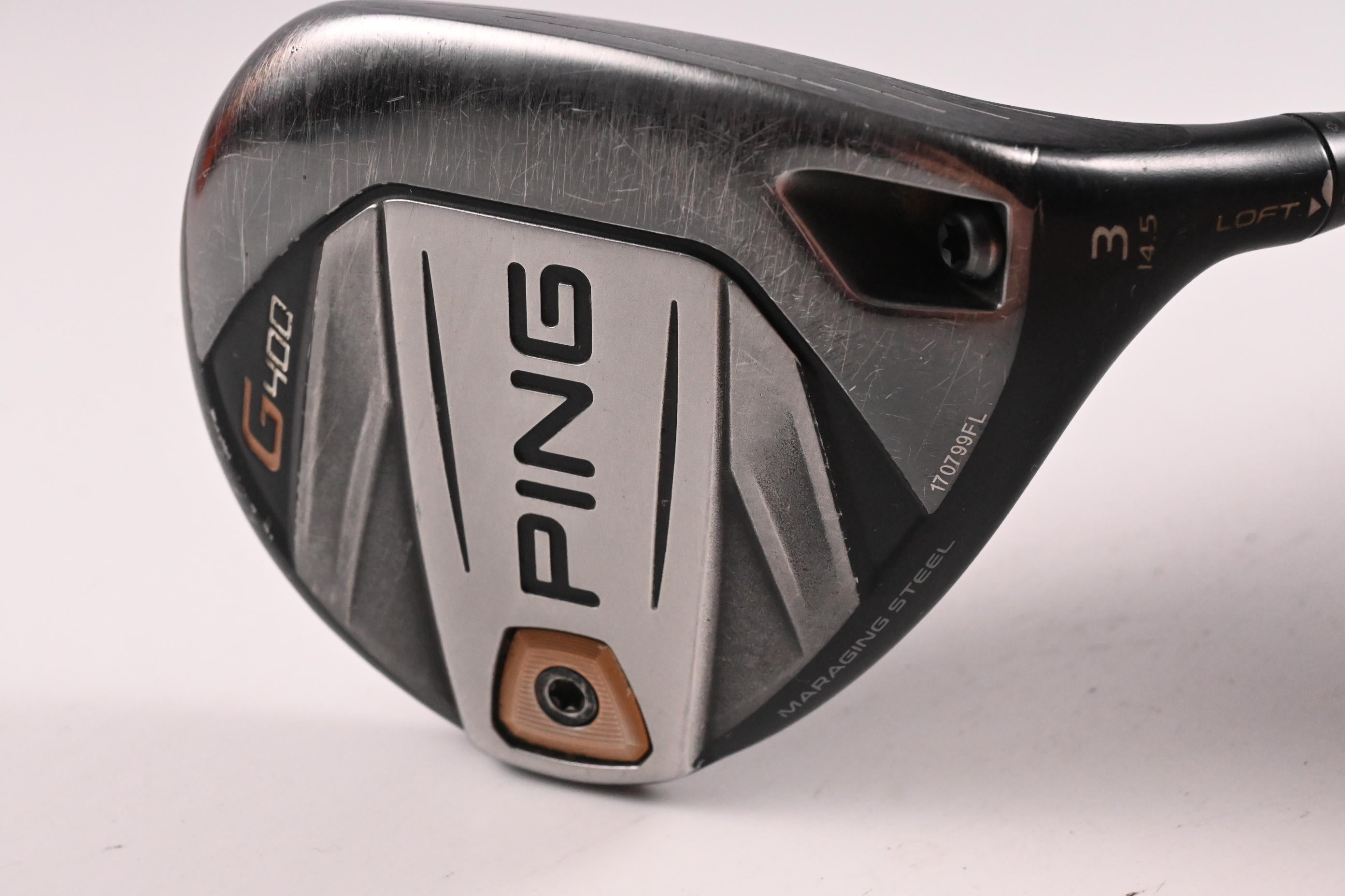 Ping G400 #3 Wood / 14.5 Degree / Stiff Flex Ping Alta CB 65 Shaft