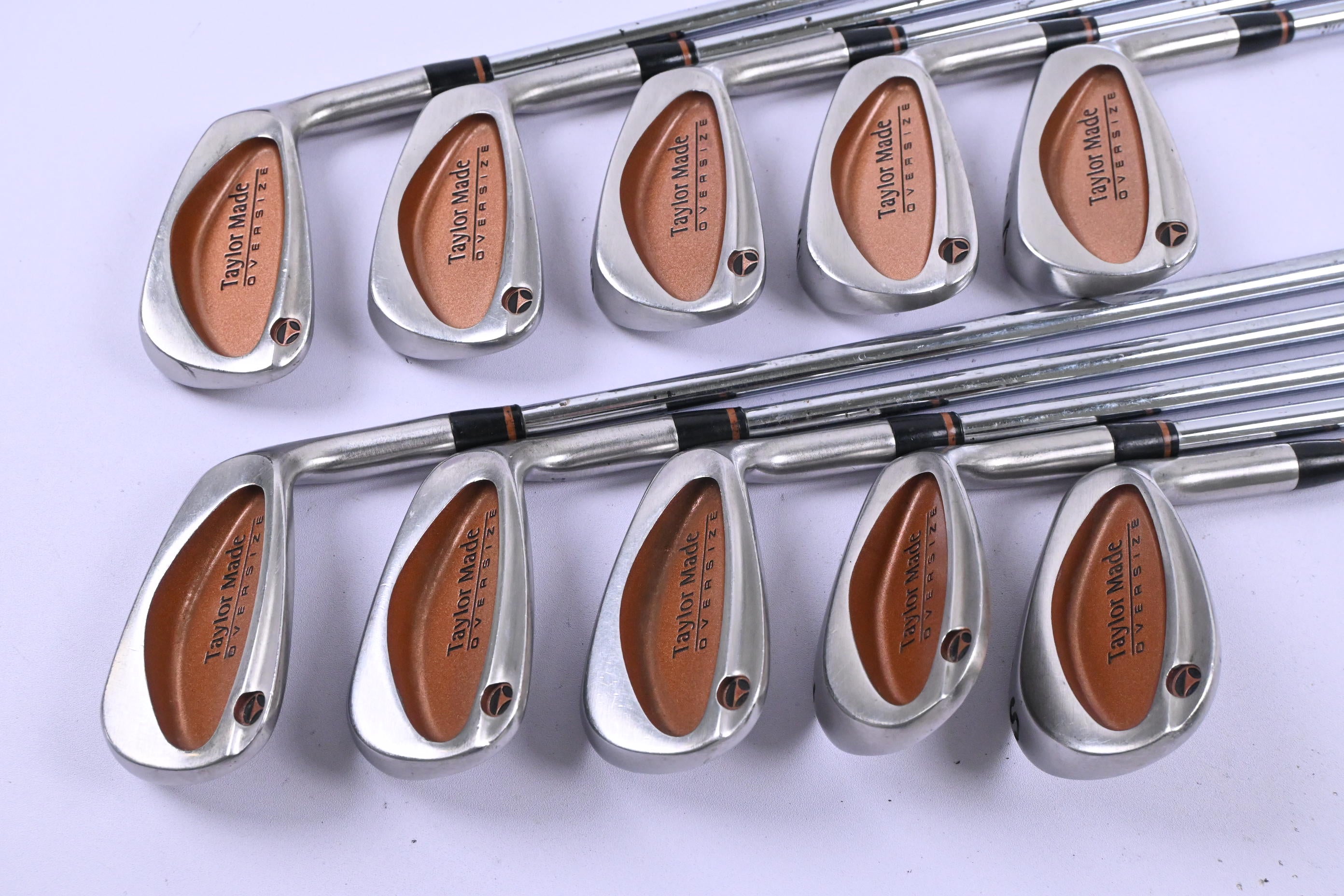 Taylormade Burner Oversize Irons / 3-PW+SW+LW / Stiff Flex Precision Rifle 90