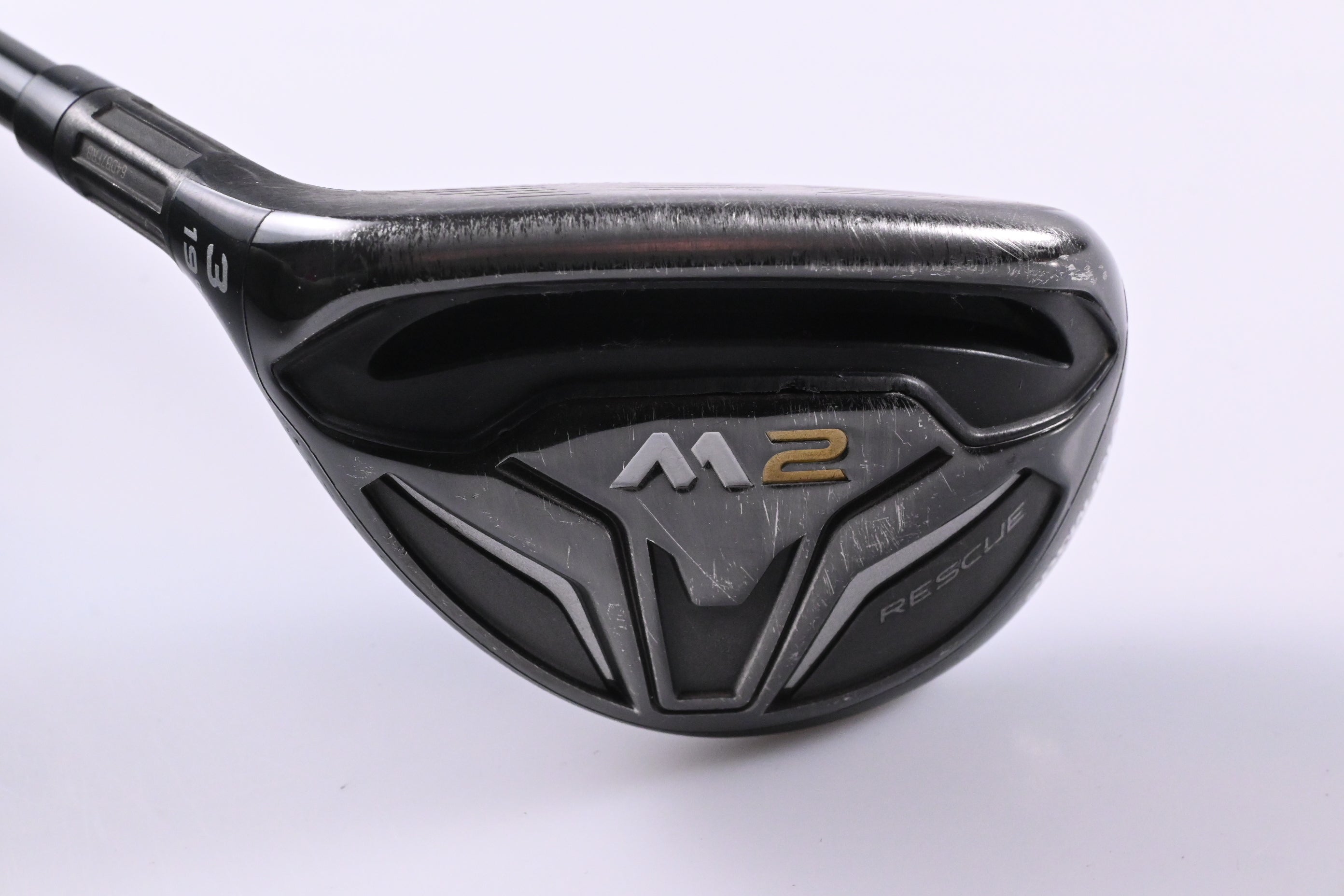 Left Hand Taylormade M2 2016 #3 Hybrid / 19 Degree / Regular Flex REAX 65 Shaft