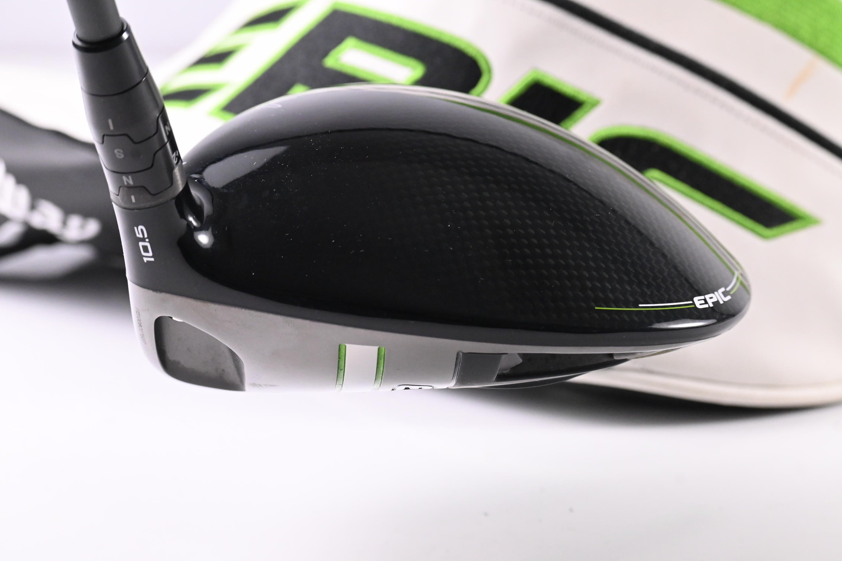 Callaway Epic Max Driver / 10.5 Degree / Regular Flex HZRDUS Smoke iM10 Green 50