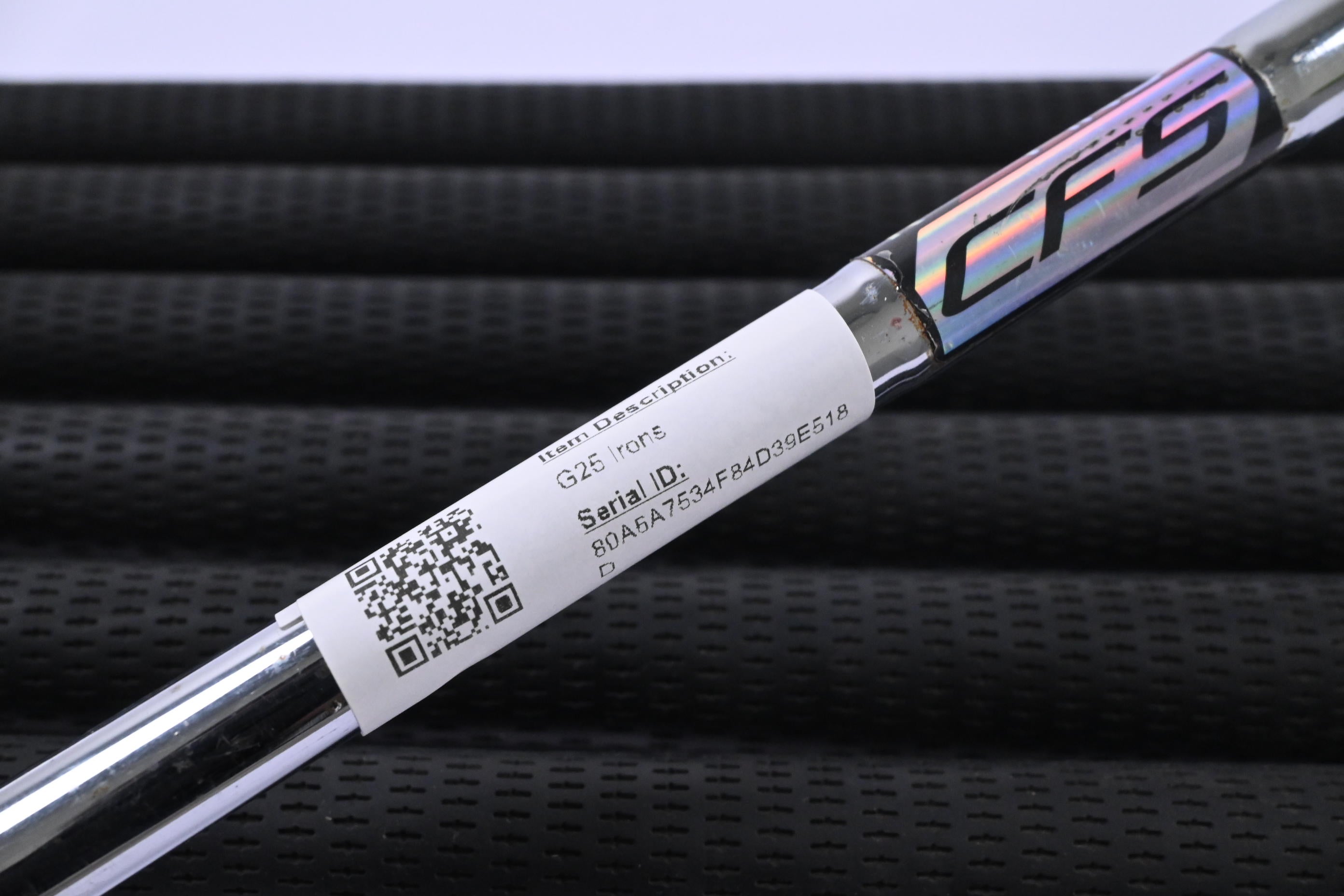 Ping G25 Irons / 5-PW+SW / Black Dot / Regular Flex Ping CFS Shafts