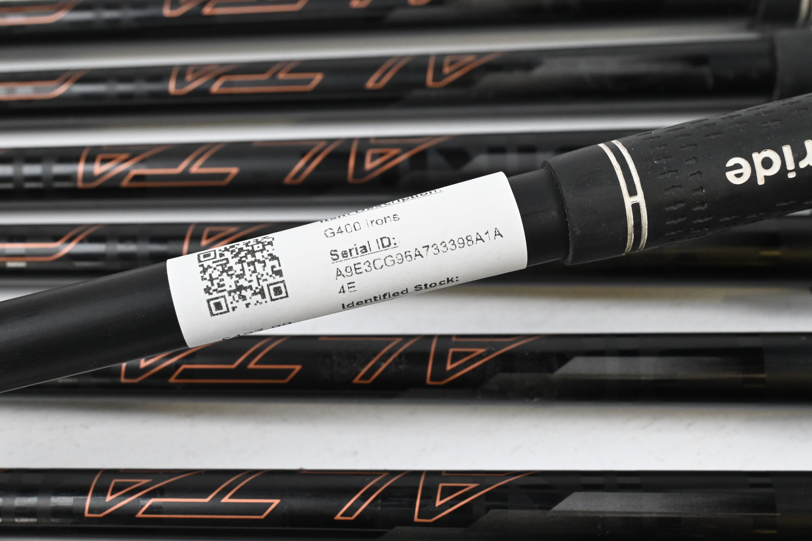 Ping G400 Irons / 5-PW+GW+SW / Black Dot / Senior Flex Alta CB Shafts