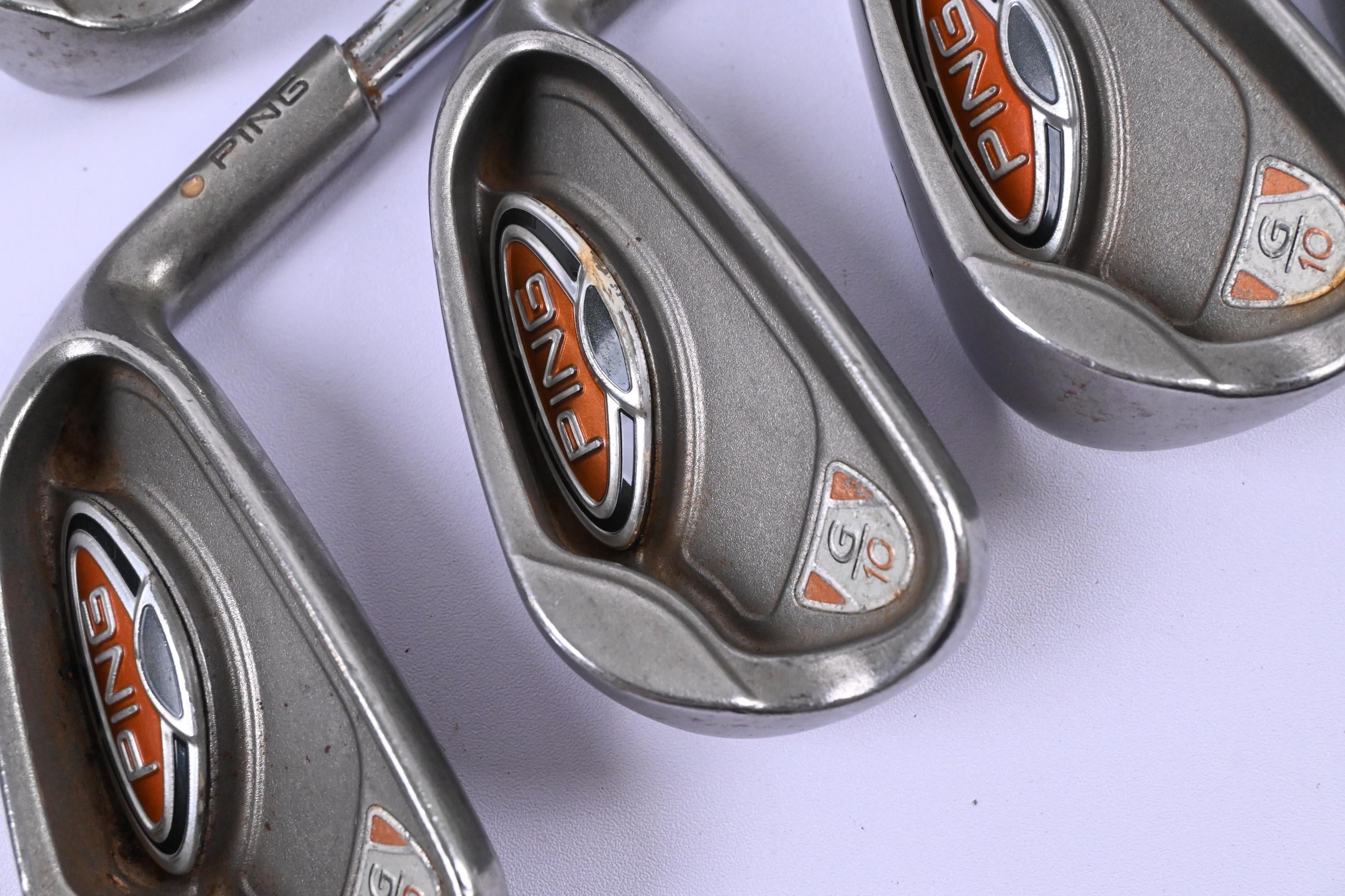 Ping G10 Irons / 4-PW / Blue Dot / Regular Flex Ping AWT Shafts
