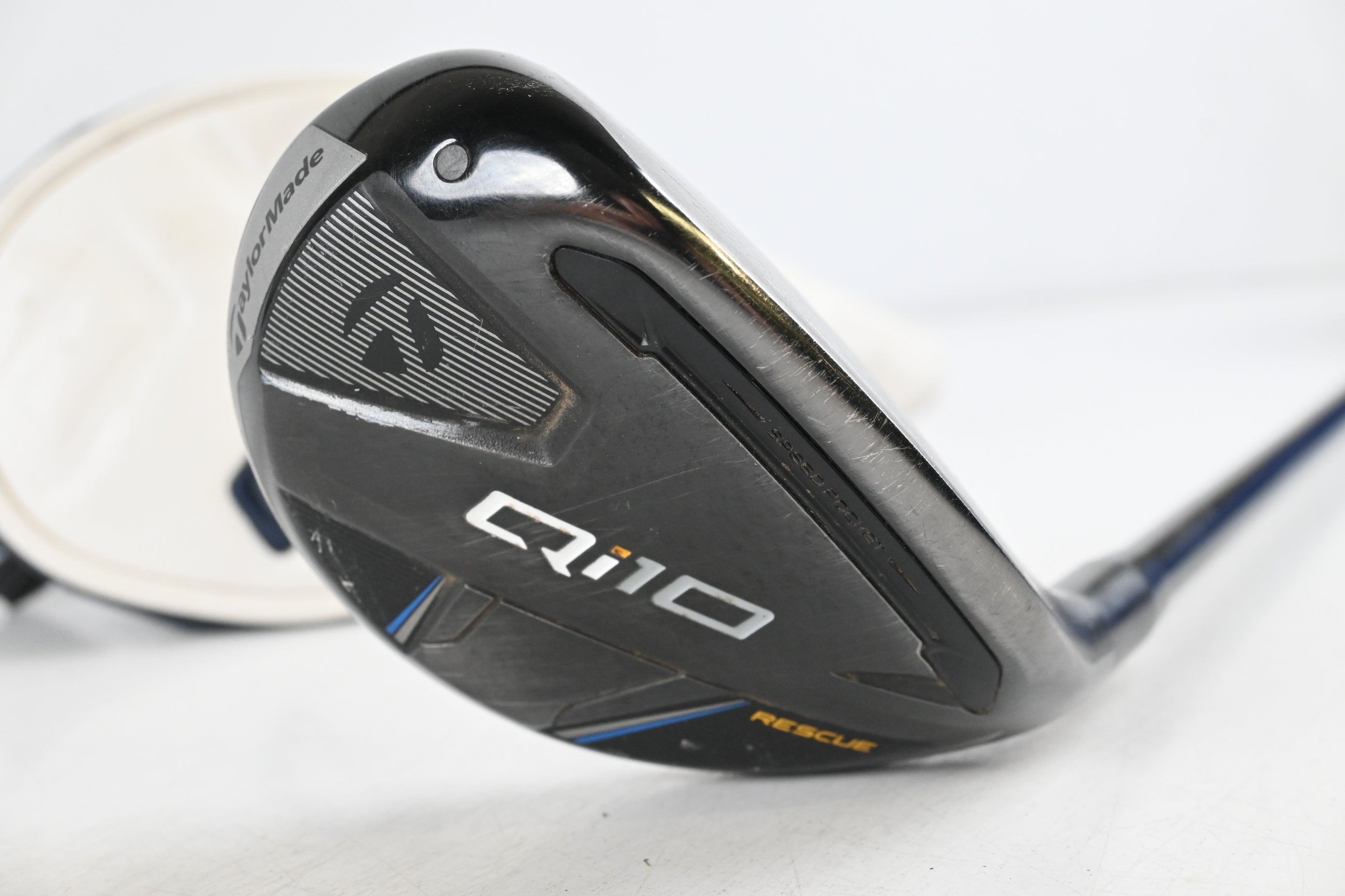 Taylormade Qi10 #4 Hybrid / 22 Degree / Regular Flex Ventus TR Blue 6 Shaft