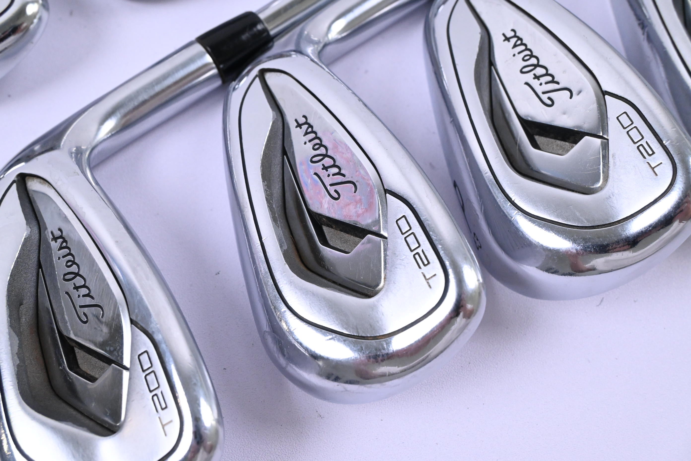 Titleist T200 2019 Irons / 4-PW+GW / Stiff Flex AMT Black S300 Shafts