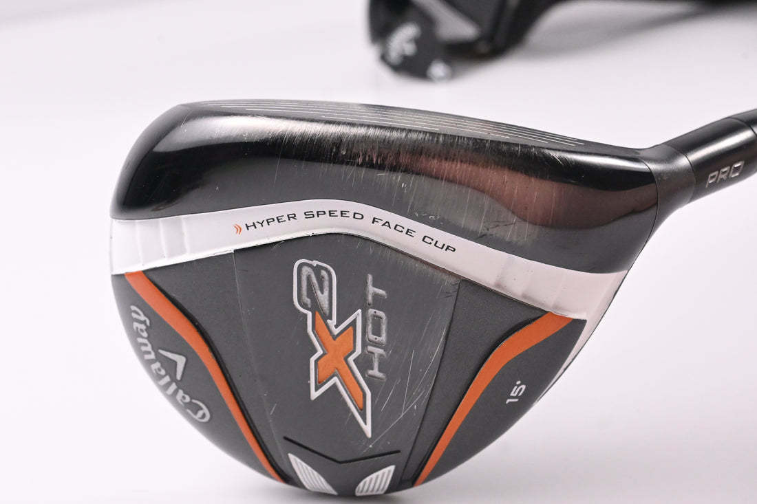 Callaway X2 Hot Pro #3 Wood / 15 Degree / Stiff Flex Aldila Tour Green 75 Shaft