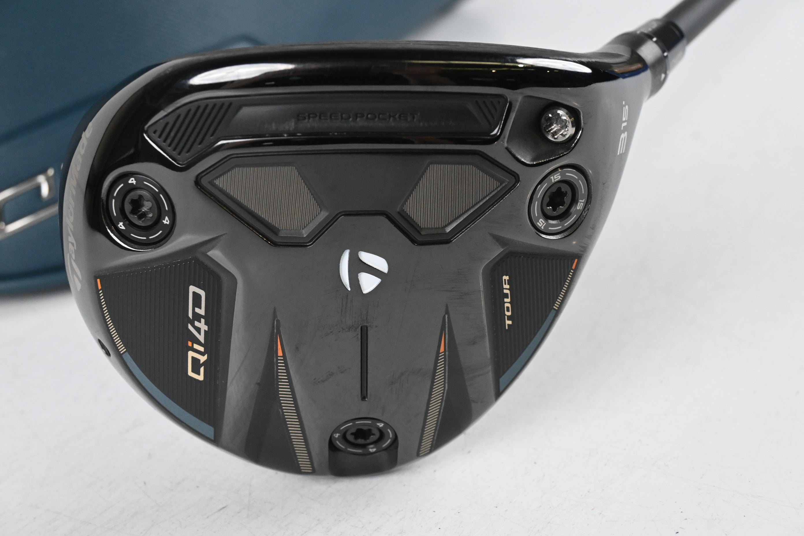 Taylormade Qi4D Tour #3 Wood / 15 Degree / Stiff Flex REAX White 75 Shaft