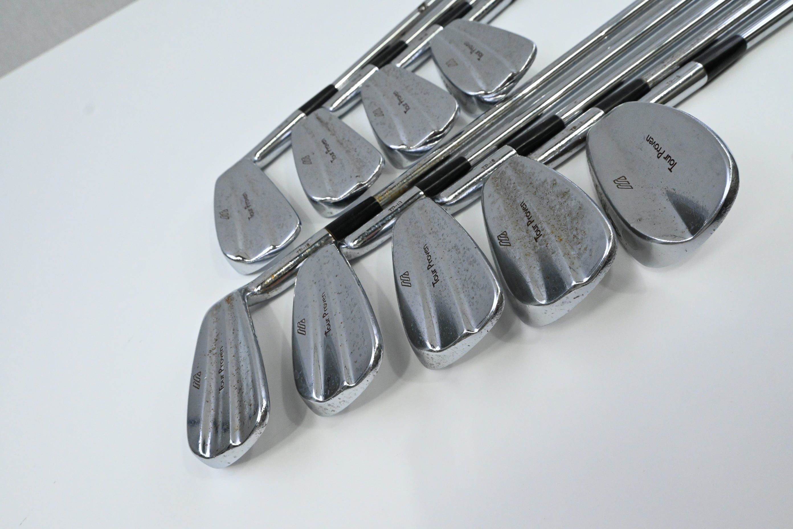 Mizuno TP-18 Irons / 3-PW+SW / Stiff Flex Dynamic Gold S400 Shafts