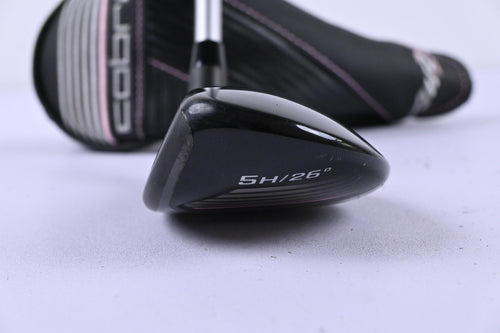 Left Hand Cobra Air-X #5 Hybrid / 26 Degree / Ladies Flex Ultralite 45 Shaft