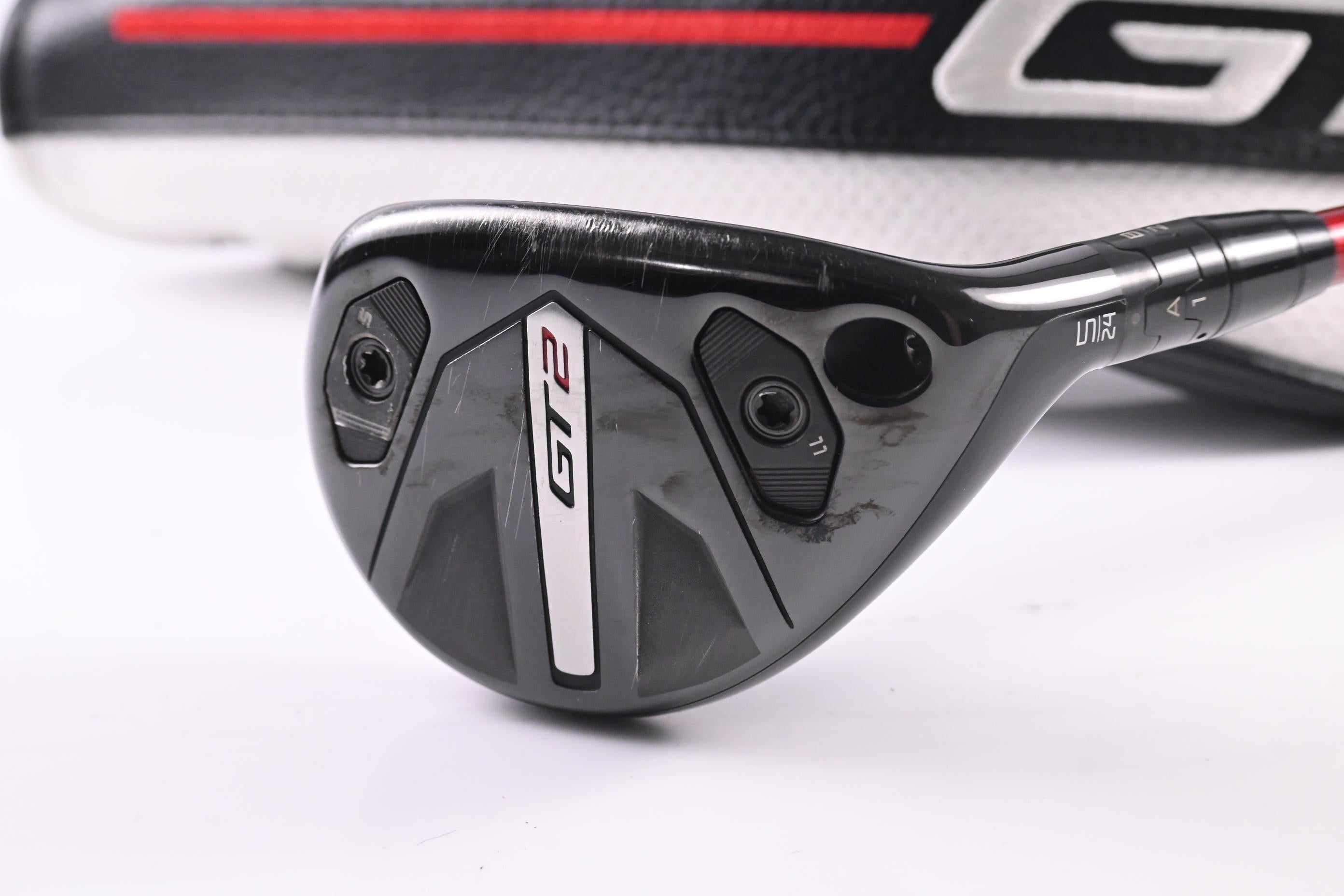 Titleist GT2 #5 Hybrid / 24 Degree / Regular Flex Project X Denali Red 60 Shaft