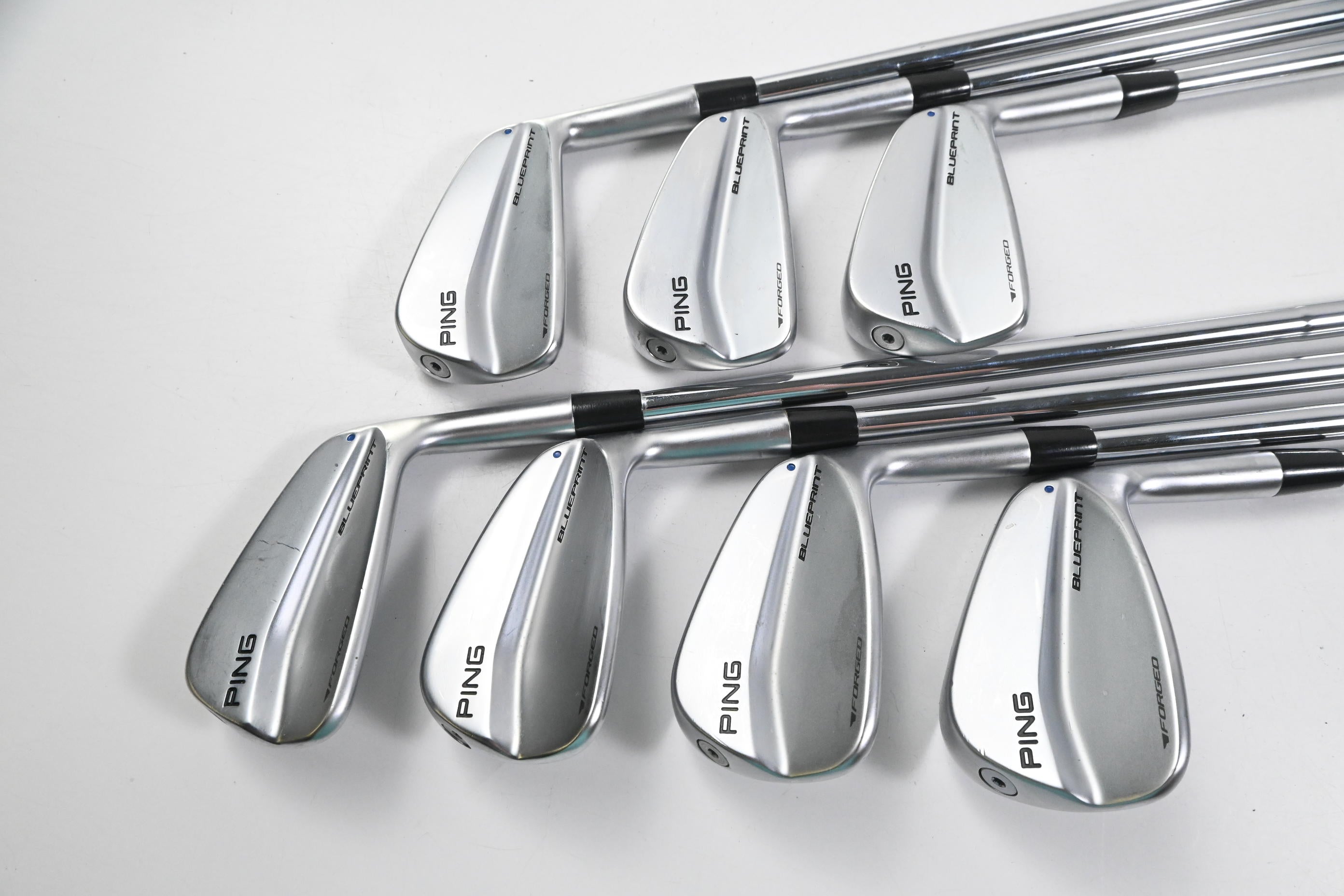 Ping Blueprint Irons / 4-PW / Blue Dot / Stiff Flex Dynamic Gold S300 120 Shafts