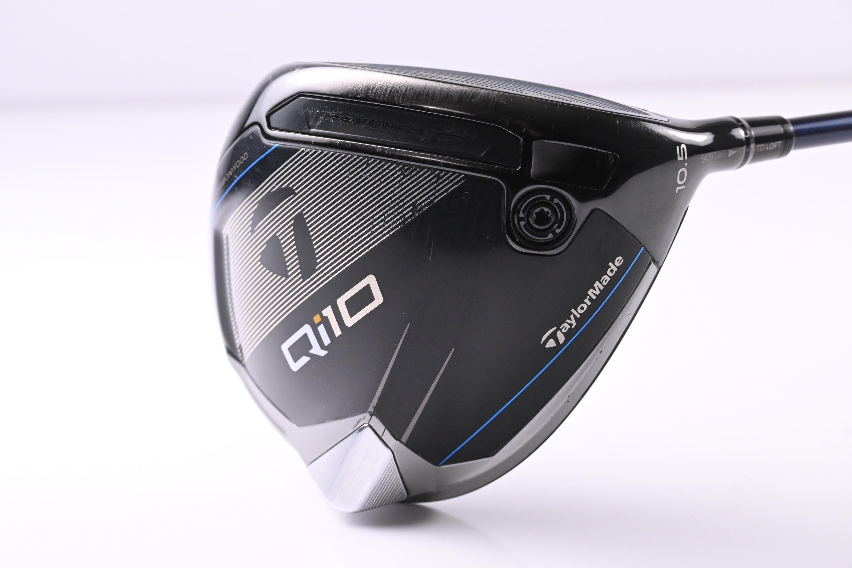 Taylormade Qi10 Driver / 10.5 Degree / Stiff Flex Fujikura Ventus Blue 6 Shaft