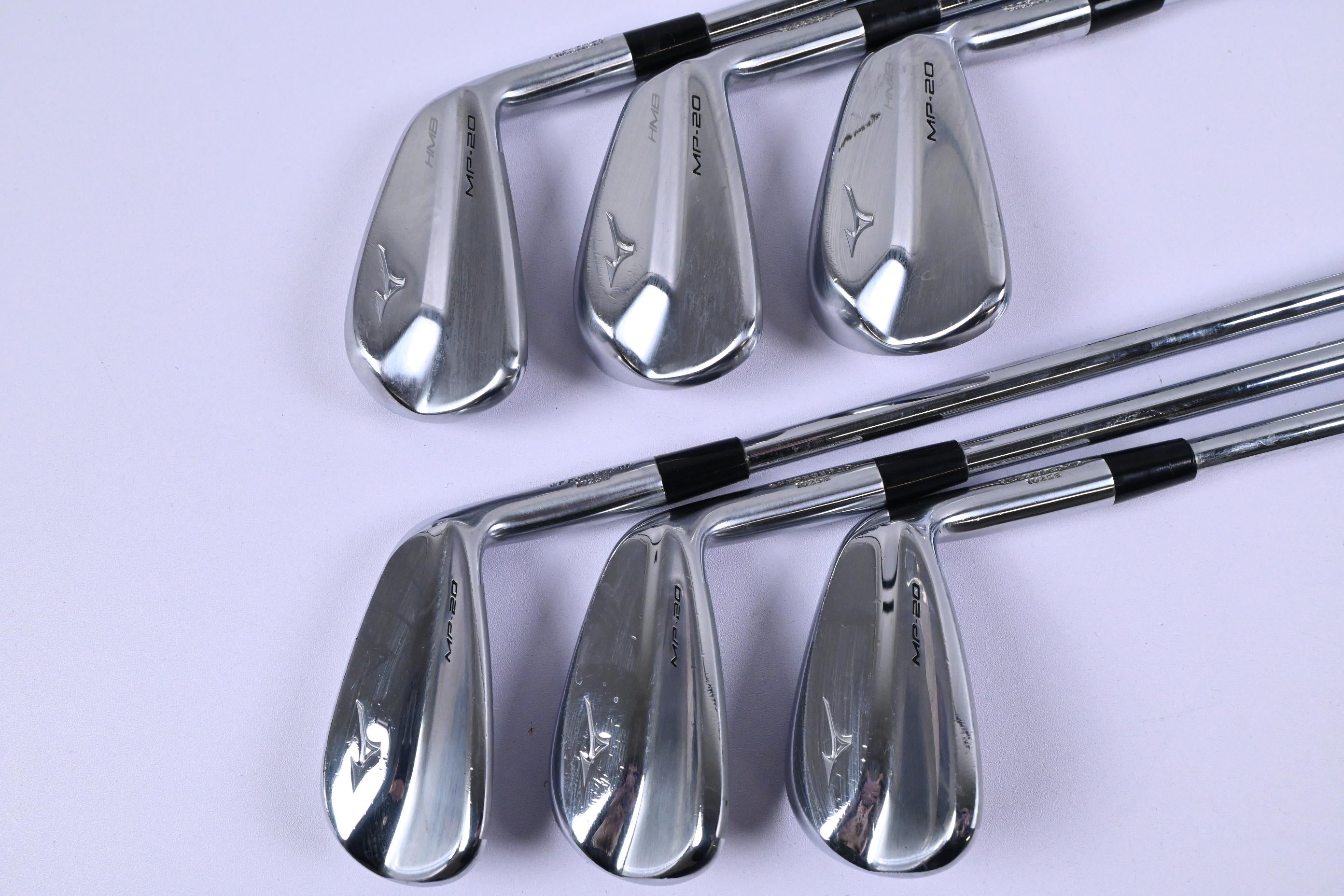 Mizuno MP-20 HMB Irons / 5-PW / Stiff Flex KBS $-Taper 120 Shafts
