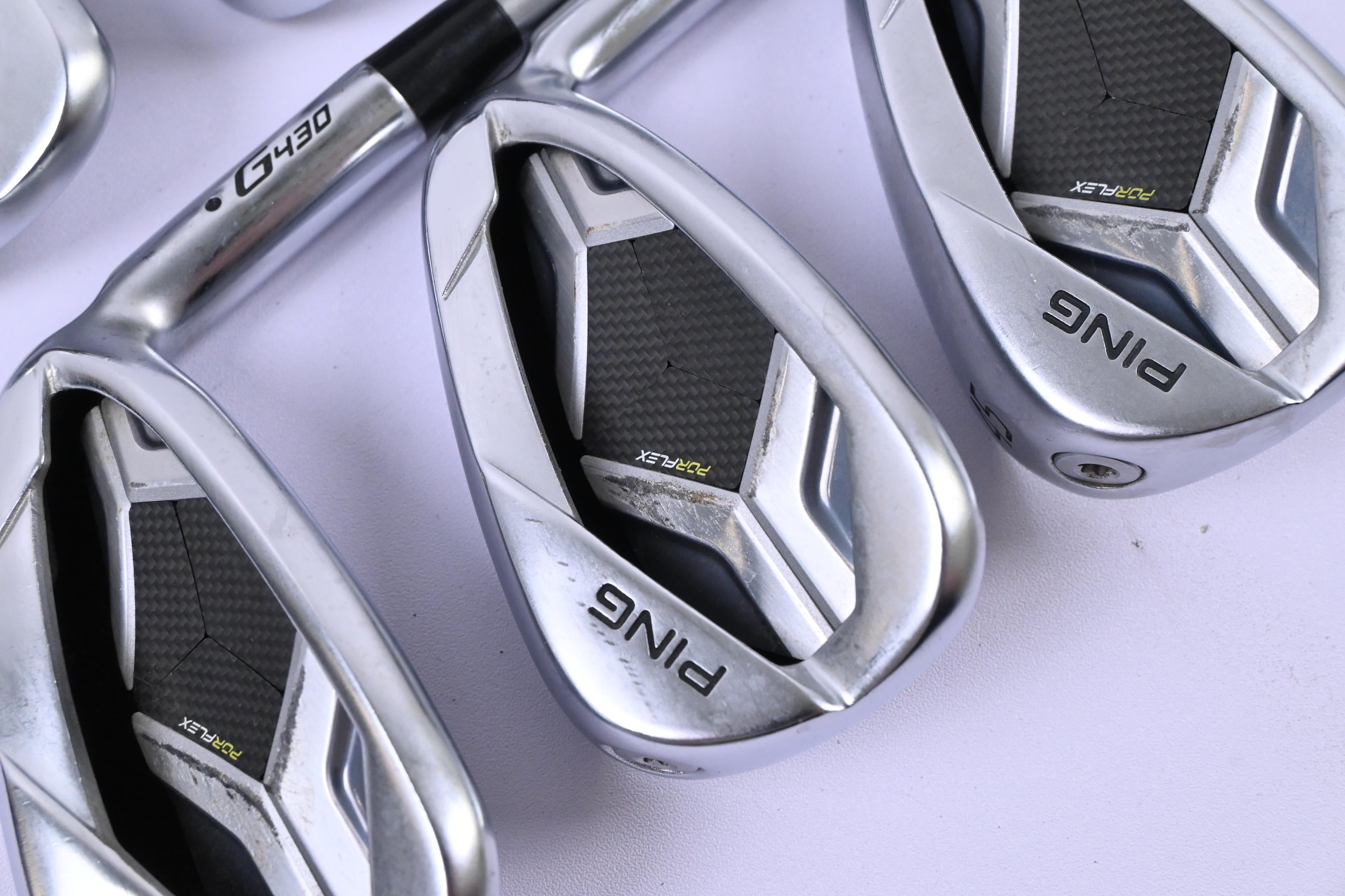 Ping G430 Irons / 6-PW+GW / Black Dot / Senior Flex Ping Alta Quick 45 Shafts