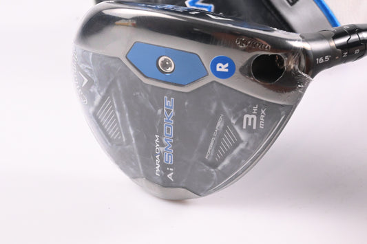 Callaway Paradym Ai Smoke Max #3HL Wood / 16.5 Degree / Regular Flex Tensei AV