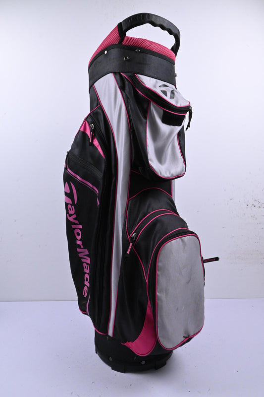 Taylormade Cart Bag / 14-Way Divider / Black, Pink & Grey
