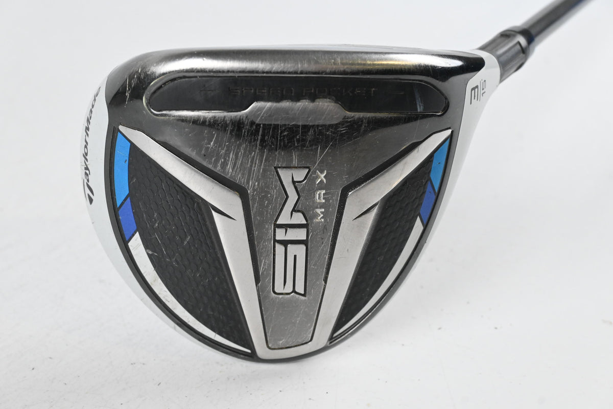 Taylormade SIM Max #3 Wood / 15 Degree / Stiff Flex EvenFlow Riptide 70 Shaft