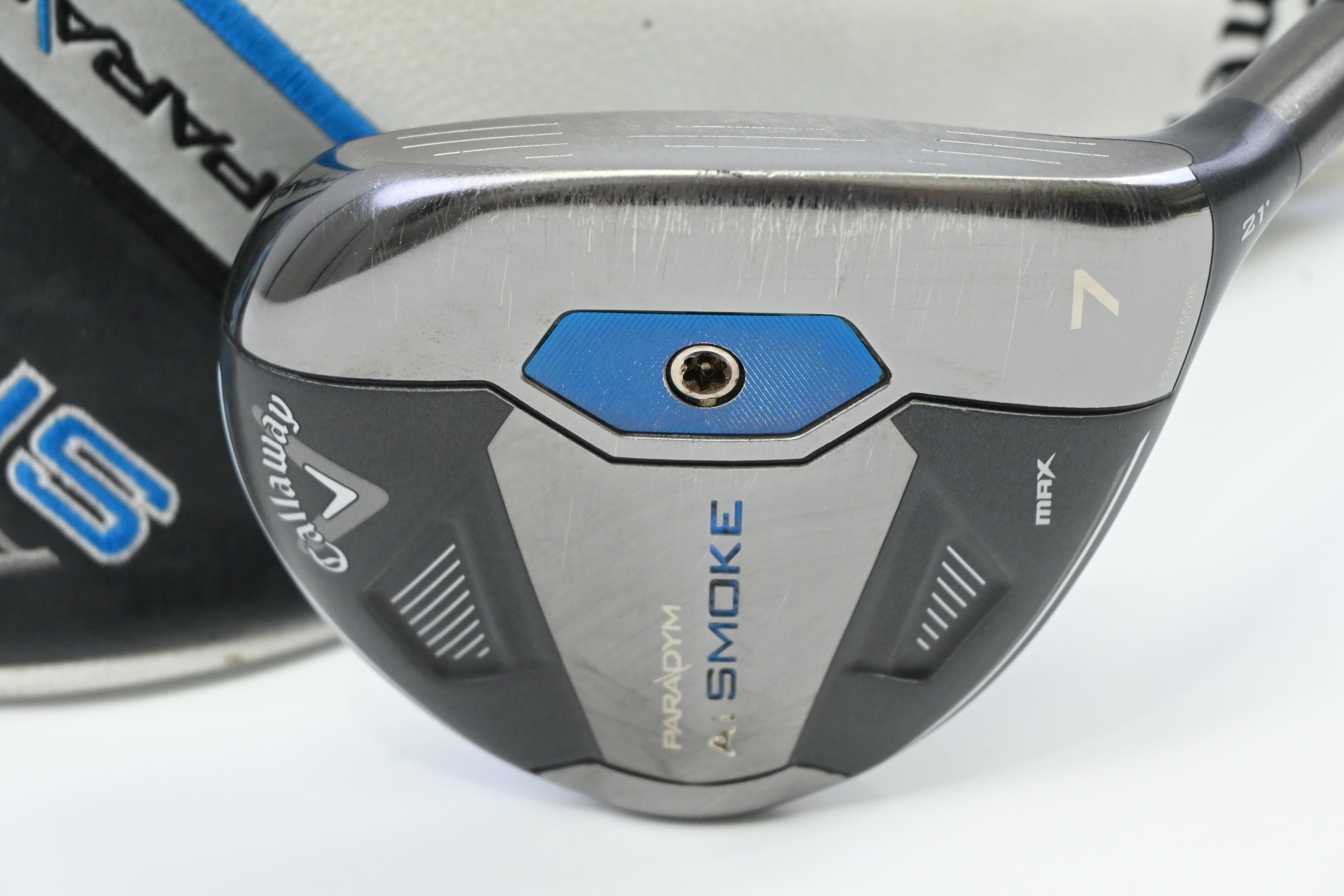 Callaway Paradym Ai Smoke Max #7 Wood / 21 Degree / Stiff Flex Tensei AV Blue 65
